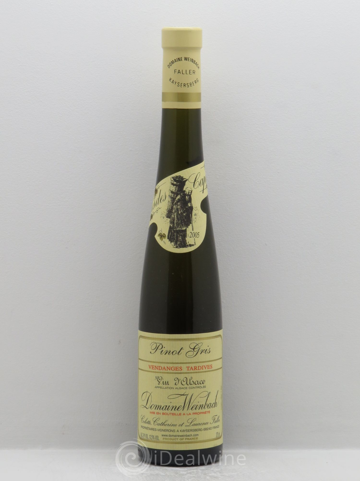 Pinot Gris (Tokay) Vendanges Tardives Domaine Weinbach REPRIS LE 30/06/2015 2005 - Posten von 1 Demi-Flasche - 0