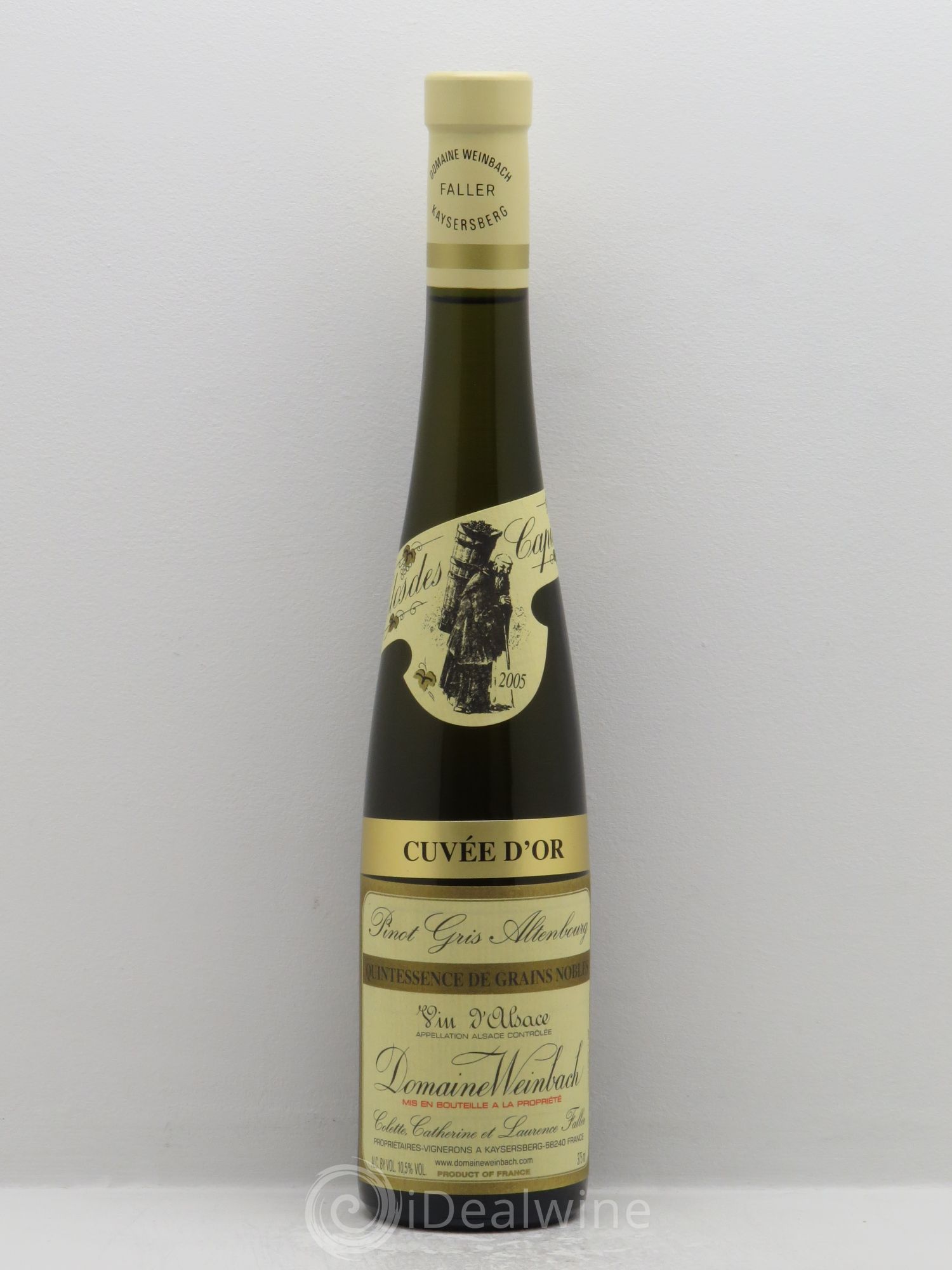 Alsace Pinot Gris (Tokay) Quintessence de Grains Nobles Clos des Capucins - Cuvée d'Or Weinbach (Domaine) Altenbourg REPRIS LE 30/06/2015 2006 - Posten von 1 Demi-Flasche - 0