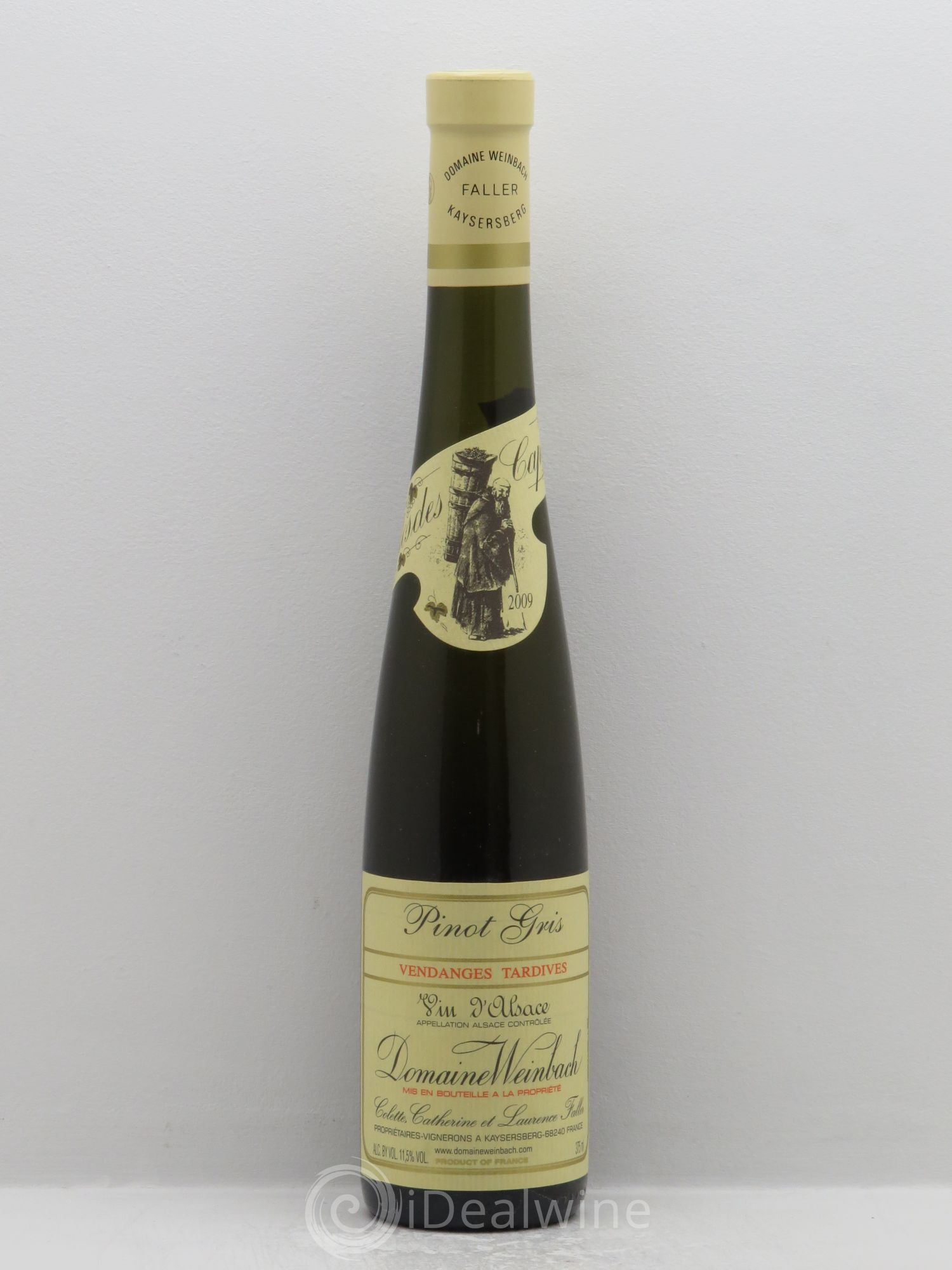 Pinot Gris (Tokay) Vendanges Tardives Domaine Weinbach REPRIS LE 30/06/2015 2009 - Lotto di 1 mezza bottiglia - 0