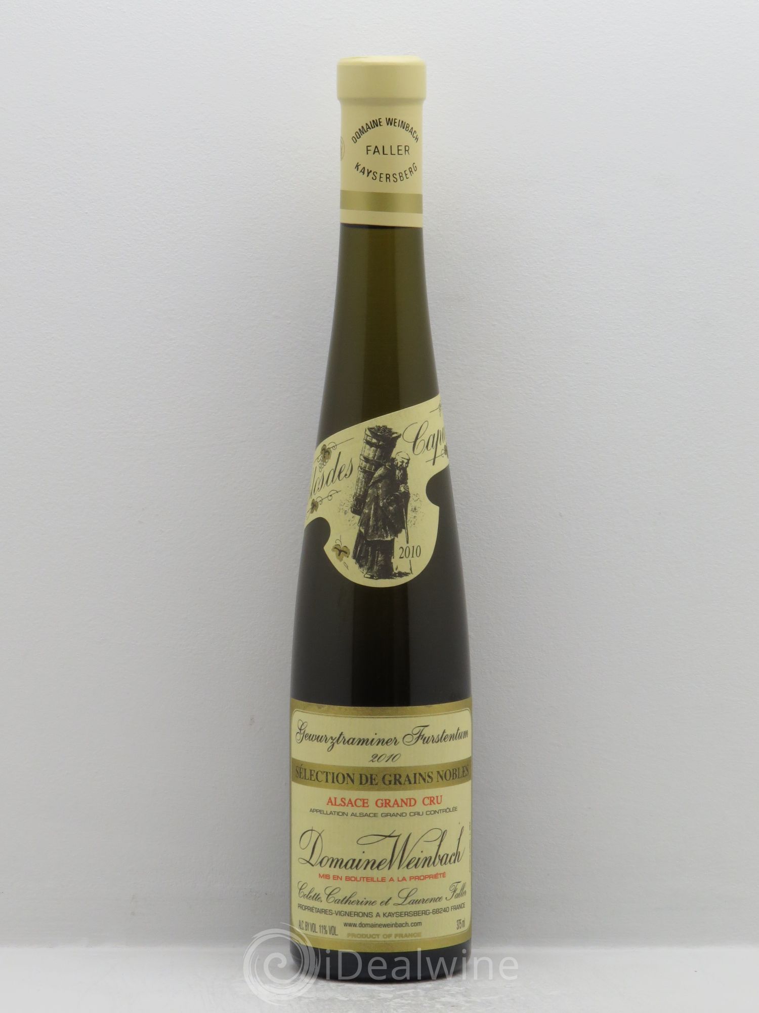 Gewurztraminer Sélection de Grains Nobles Furstentum Domaine Weinbach REPRIS LE 30/06/2015 2010 - Lotto di 1 mezza bottiglia - 0