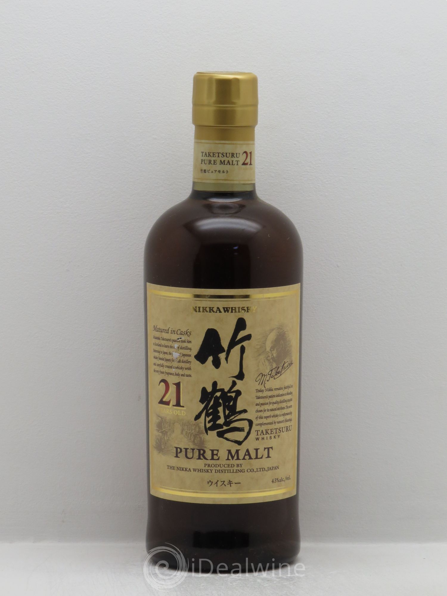 Whisky Nikka Taketsuru Pure Malt 21 ans 43° - Posten von 1 Flasche - 0