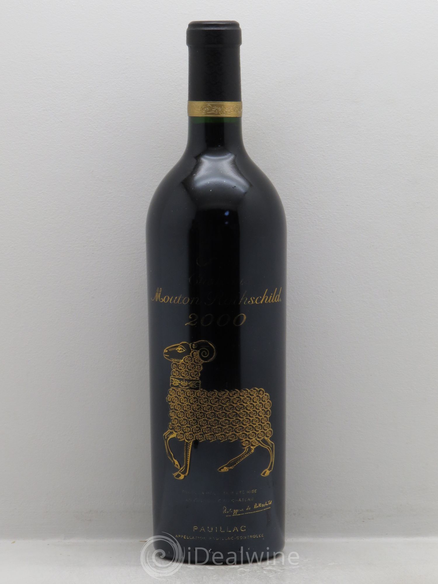 Château Mouton Rothschild 1er Grand Cru Classé 2000 - Lot de 1 bouteille - 0