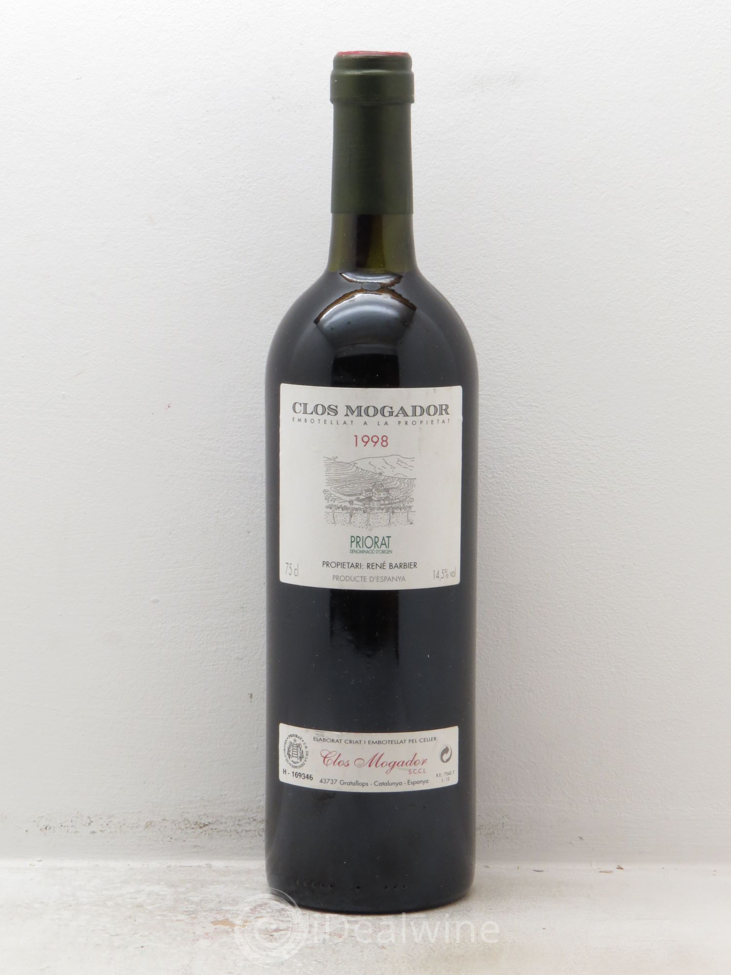 Priorat Clos Mogador DOCA René Barbier 1998 - Lot de 1 bouteille - 0