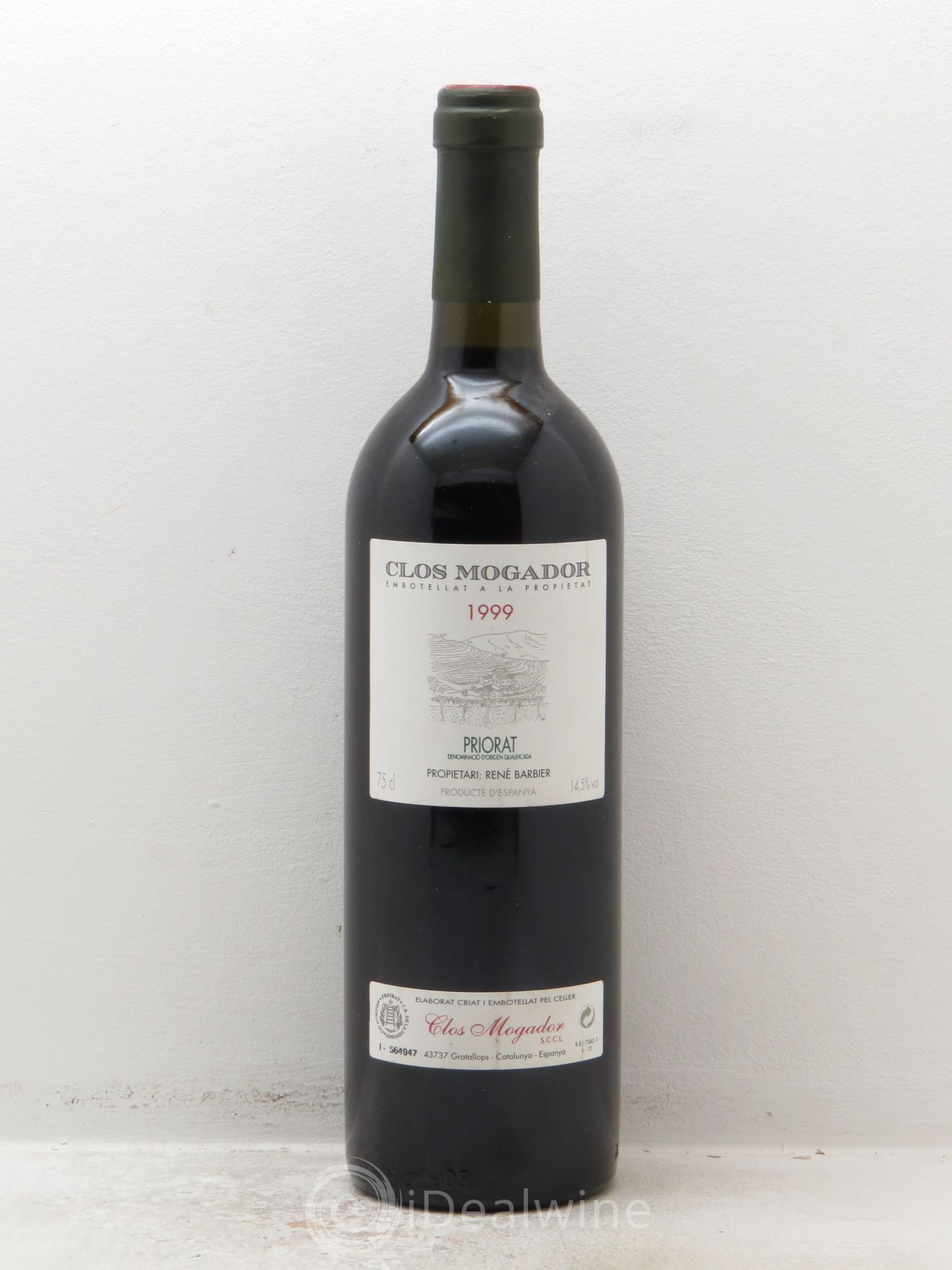 Priorat Clos Mogador DOCA René Barbier 1999 - Lot de 1 bouteille - 0