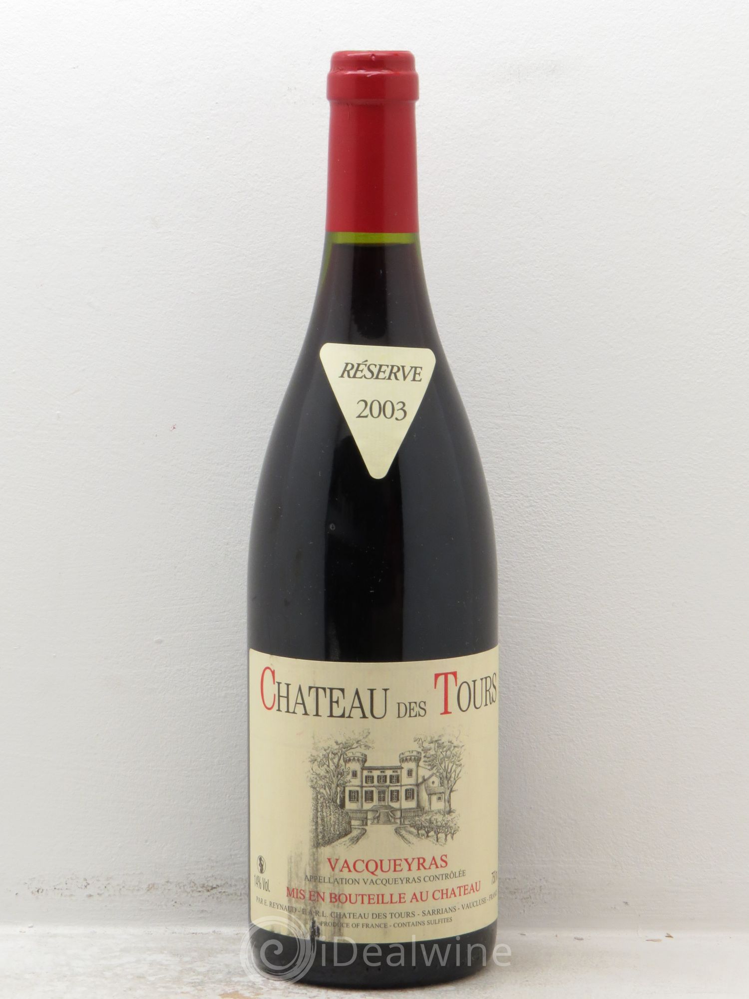 Vacqueyras Château des Tours Emmanuel Reynaud 2003 - Lot de 1 bouteille - 0