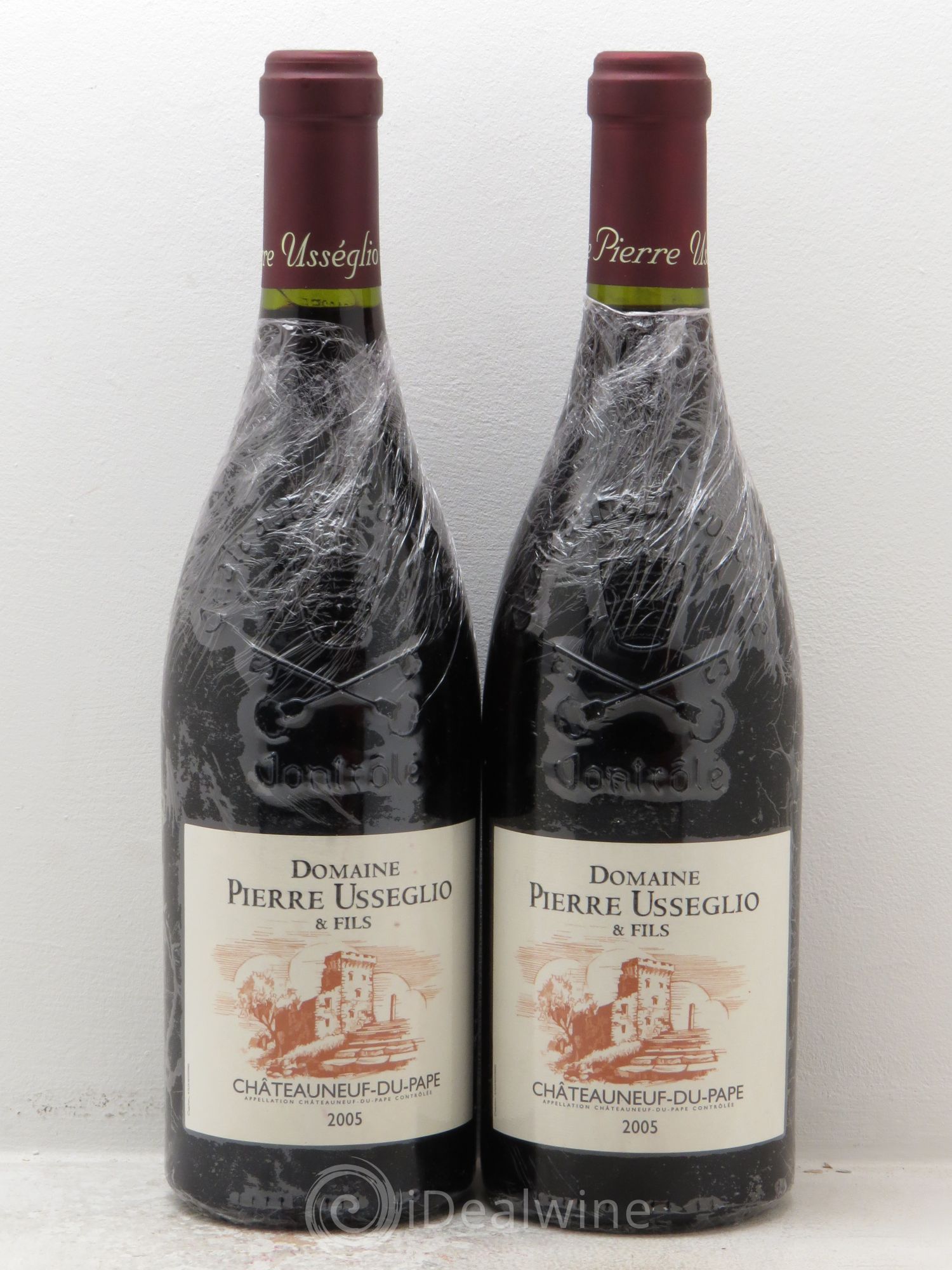 Châteauneuf-du-Pape Tradition Pierre Usseglio & Fils 2005 - Lot de 2 bouteilles - 0