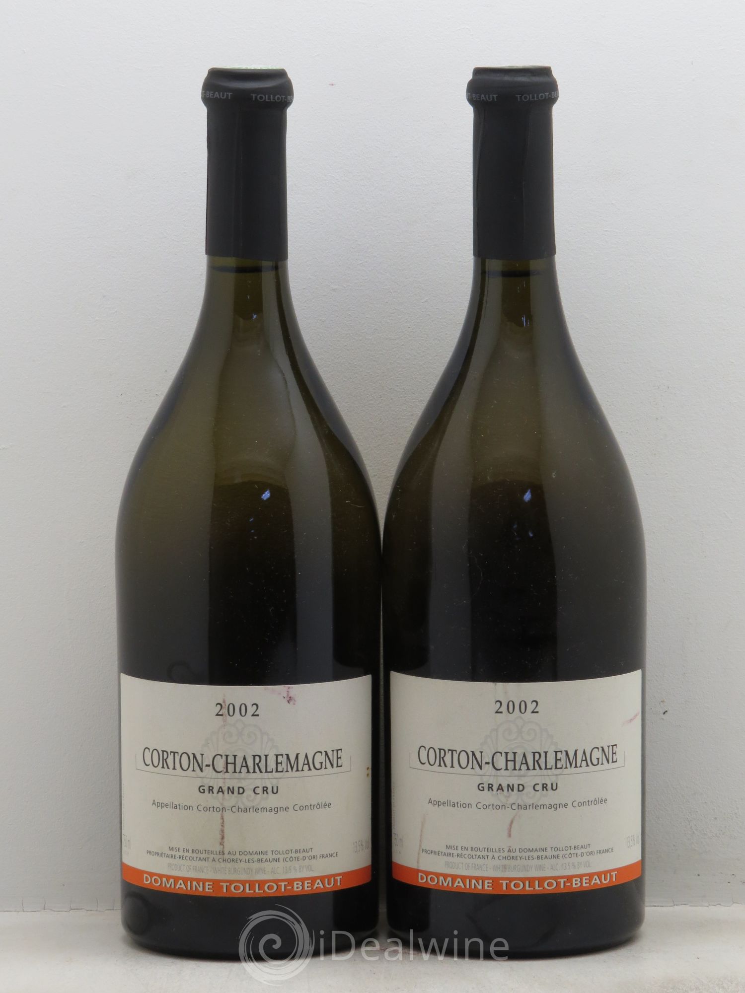 Corton-Charlemagne Grand Cru Tollot Beaut 2002 - Posten von 2 Flaschen - 0