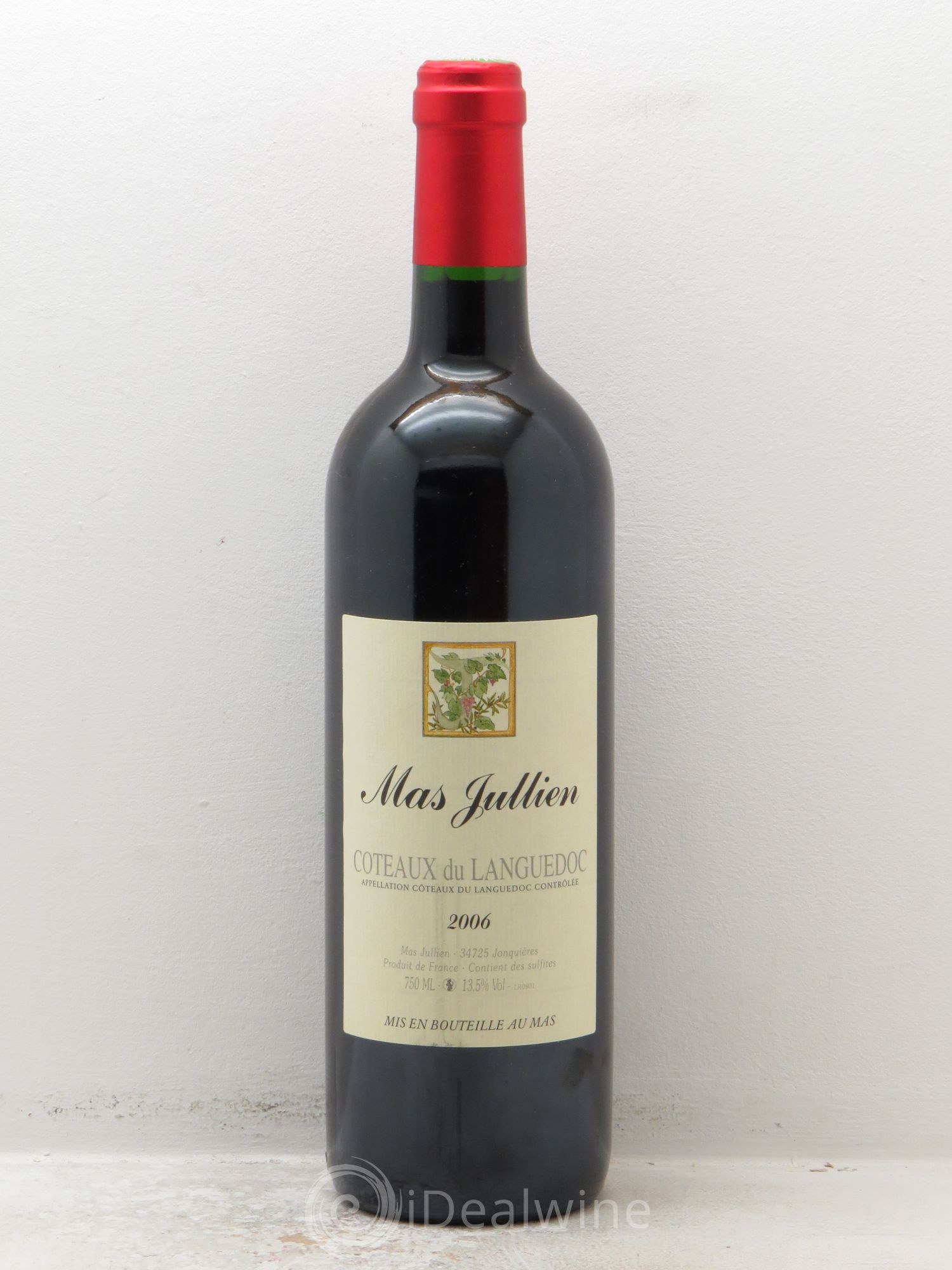 Terrasses du Larzac Mas Jullien Olivier Jullien 2006 - Lot de 1 bouteille - 0