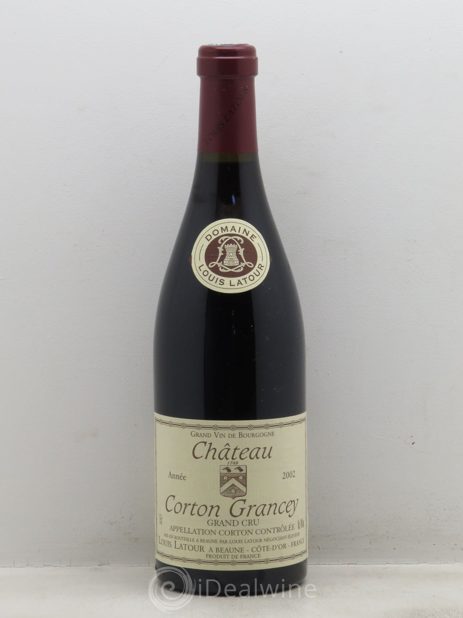 Corton Grand Cru Château Corton Grancey Louis Latour 2002 - Lot de 1 bouteille - 0