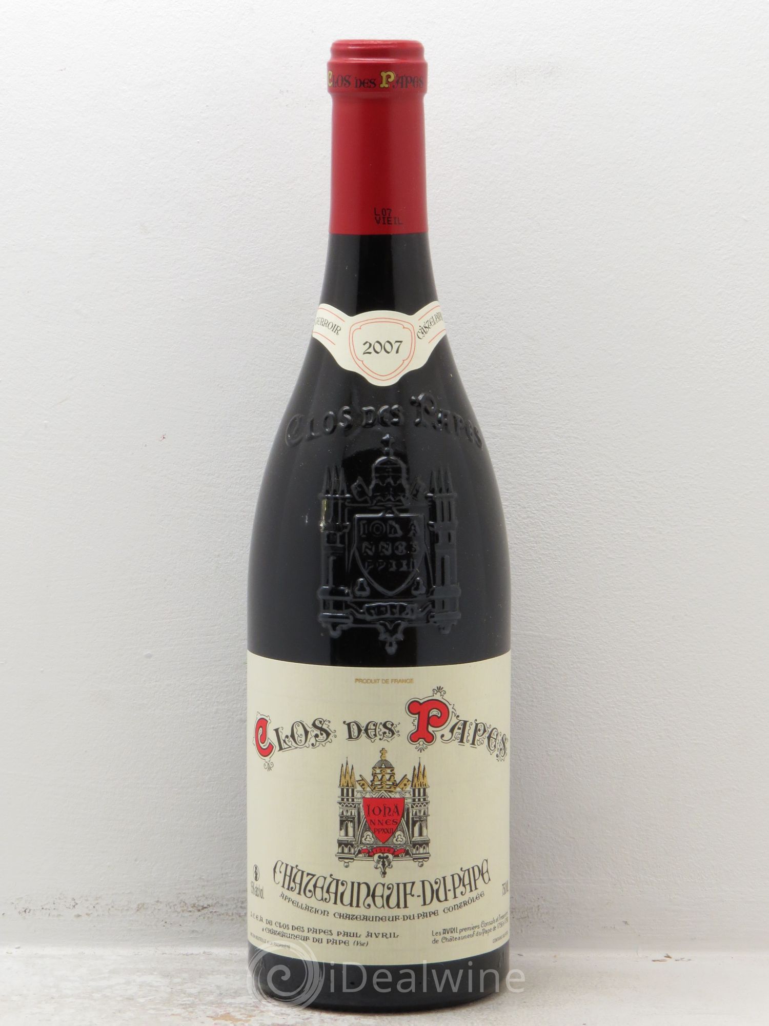 Châteauneuf-du-Pape Clos des Papes - Paul Avril 2007 - Lot de 6 bouteilles - 0