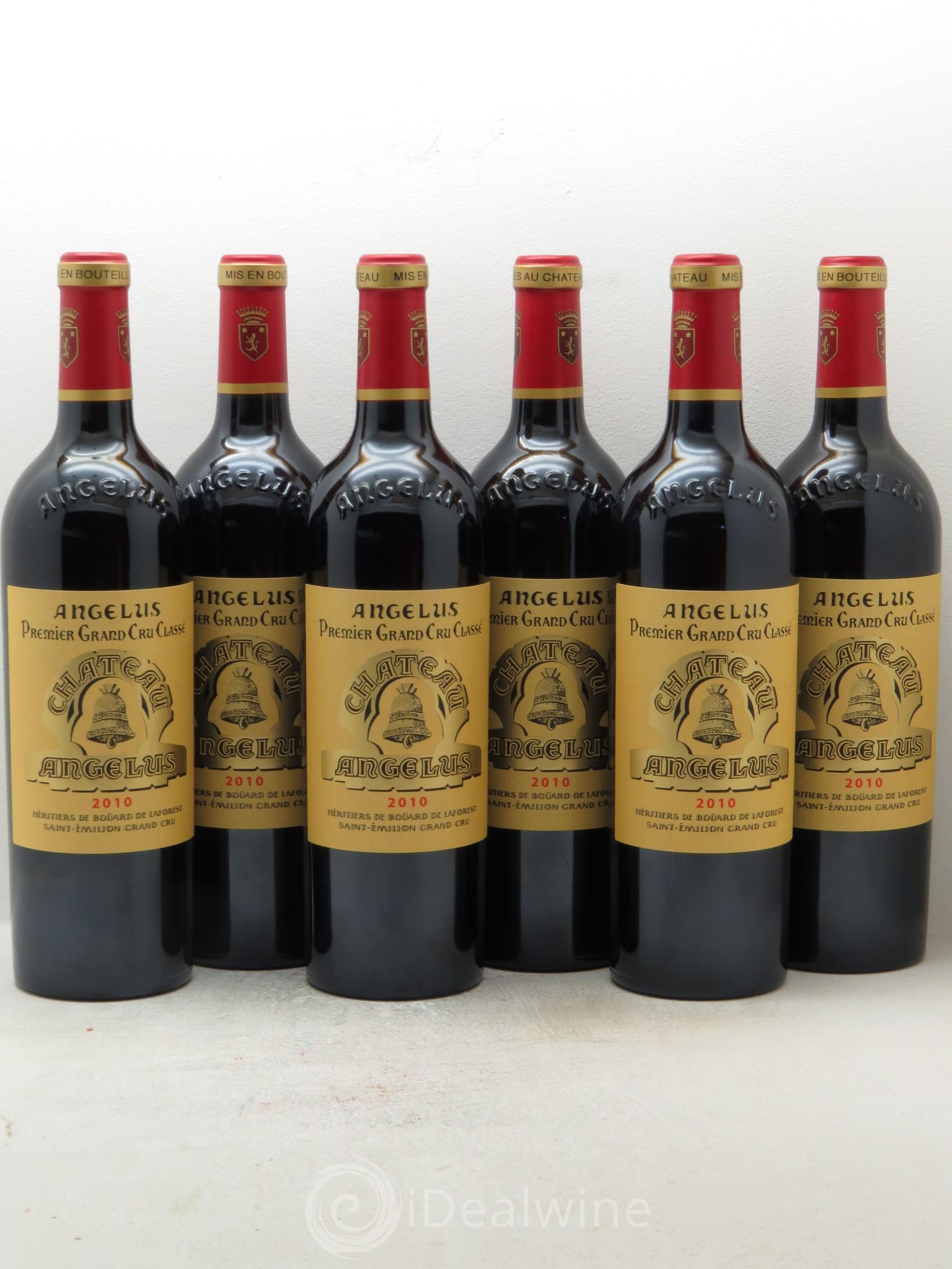 Château Angélus 1er Grand Cru Classé A 2010 - Lot de 6 bouteilles - 0