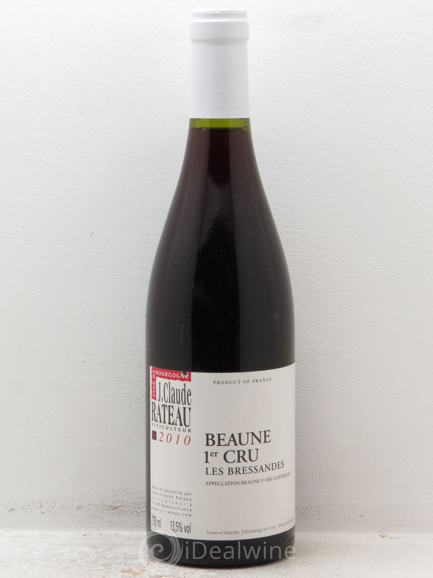 Beaune 1er Cru Claude Rateau 2010 - Lot de 1 bouteille - 0