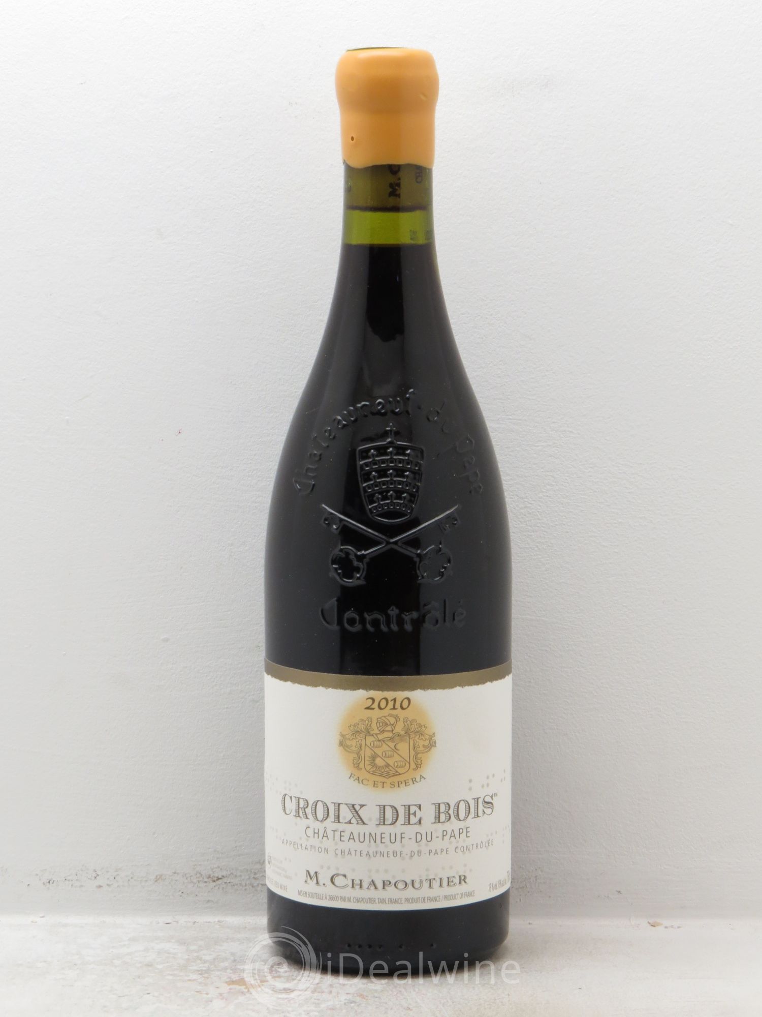 Châteauneuf-du-Pape Croix de Bois Chapoutier 2010 - Lot de 1 bouteille - 0