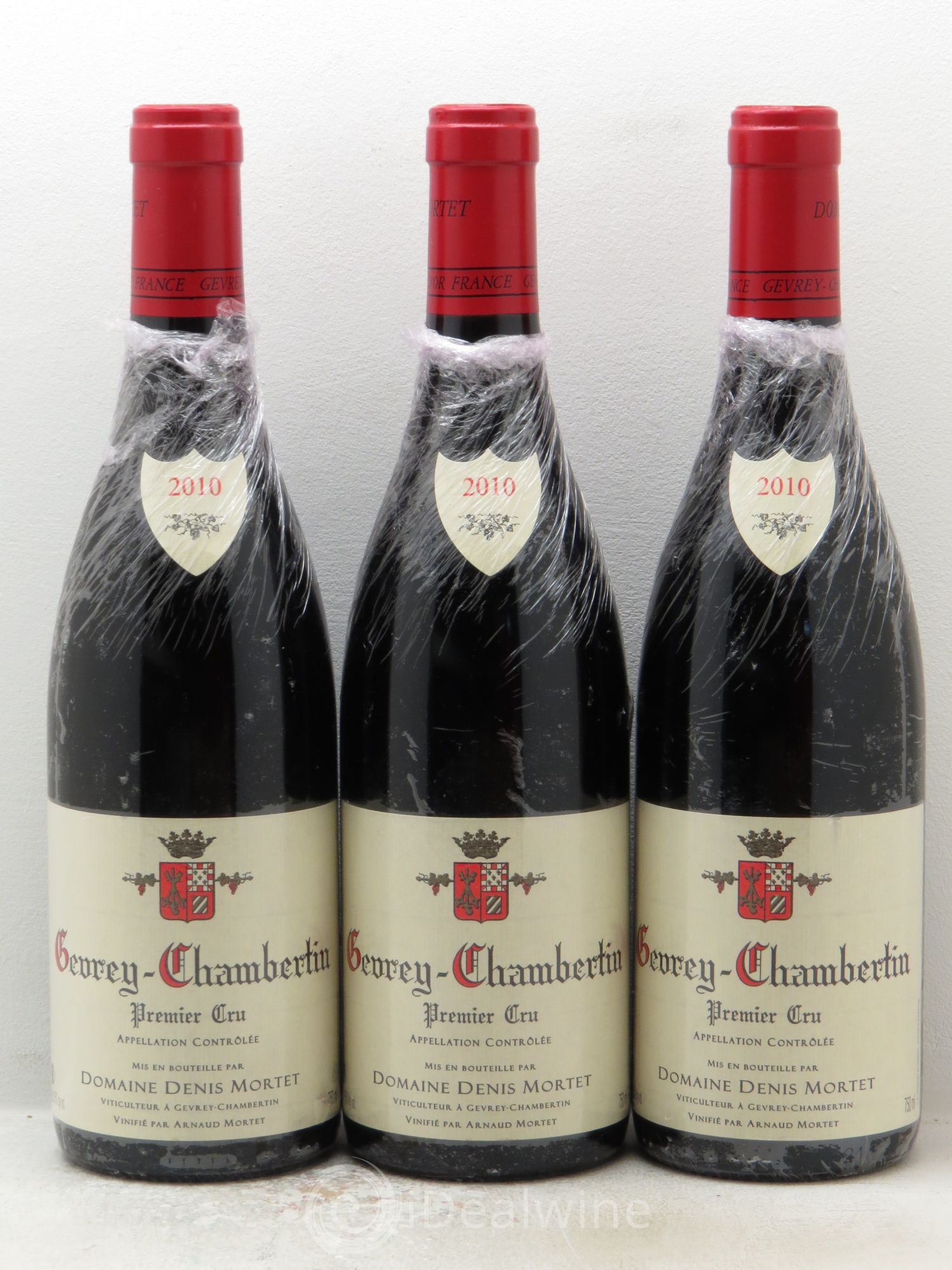 Gevrey-Chambertin 1er Cru Denis Mortet (Domaine) 2010 - Lot de 3 bouteilles - 0