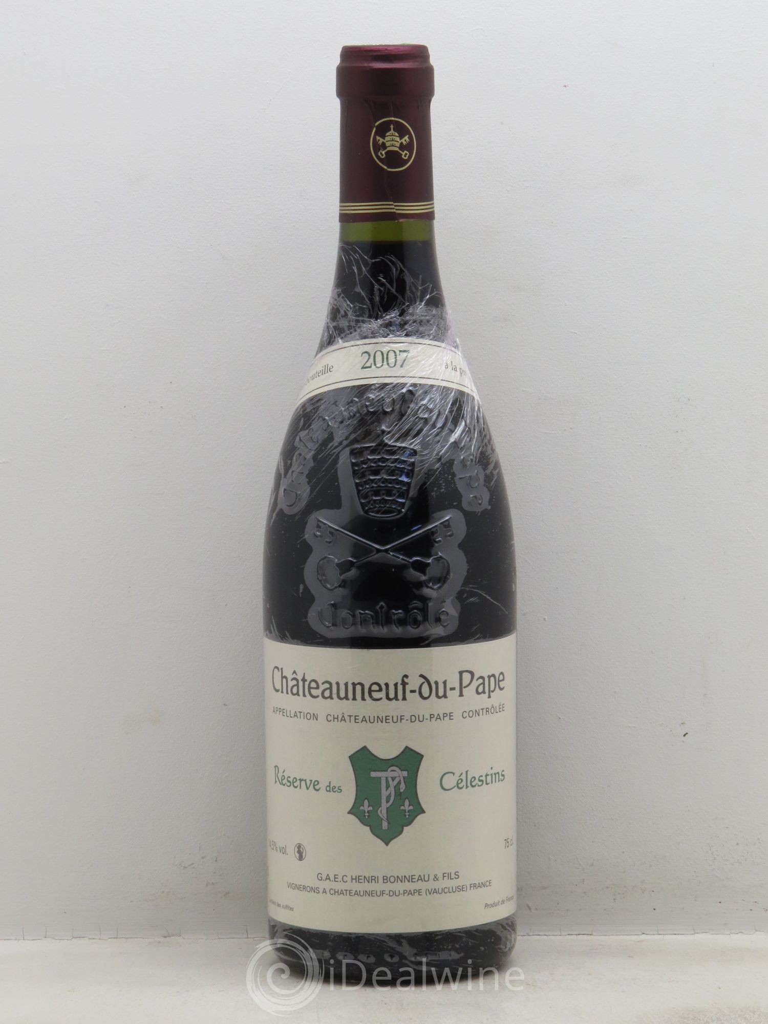 Châteauneuf-du-Pape Réserve des Célestins Henri Bonneau & Fils 2007 - Lot de 1 bouteille - 0