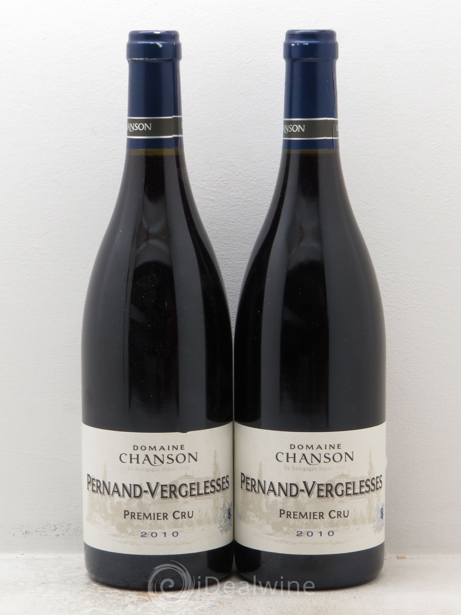 Pernand-Vergelesses 1er Cru Domaine Chanson 2010 - Lot de 2 bouteilles - 0