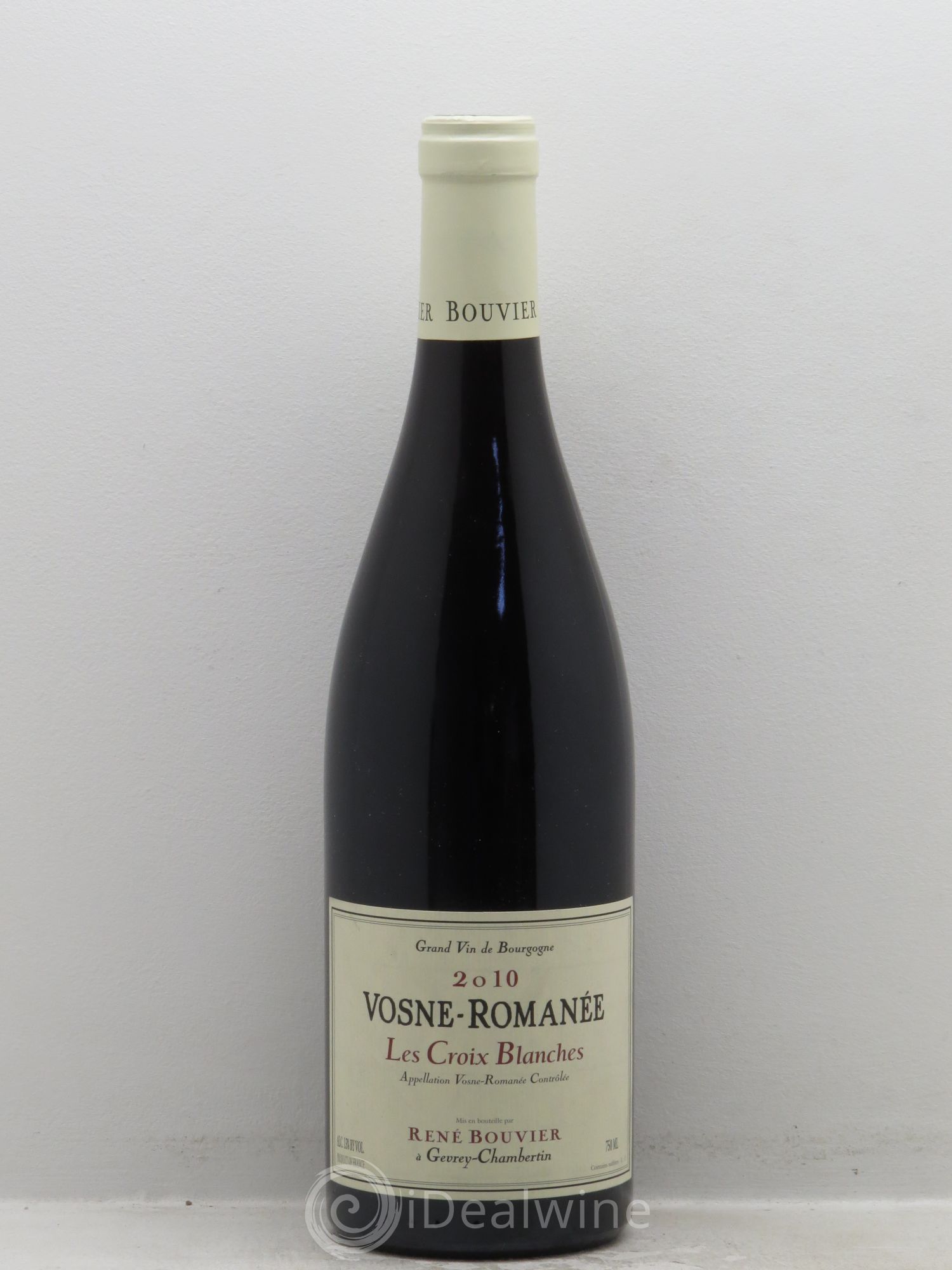 Vosne-Romanée Les Croix Blanches - René Bouvier 2010 - Lot de 1 bouteille - 0