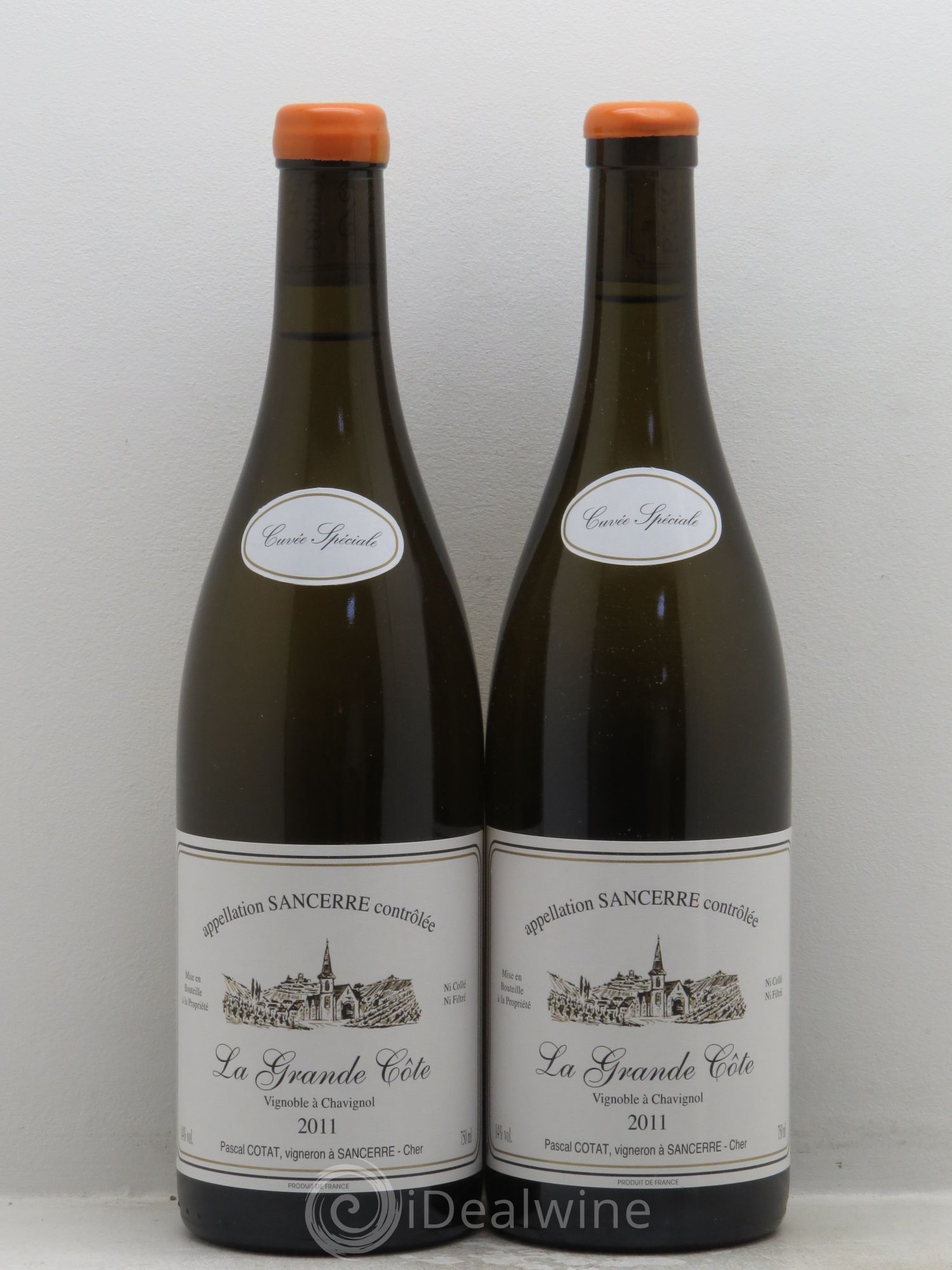 Sancerre La Grande Côte Cuvée Spéciale Pascal Cotat 2011 - Posten von 2 Flaschen - 0