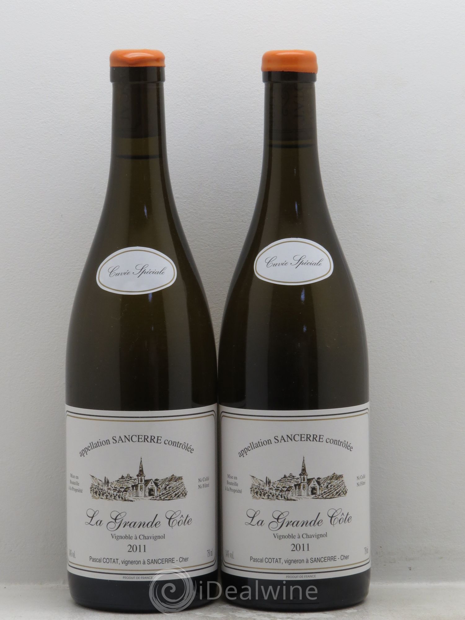 Sancerre La Grande Côte Cuvée Spéciale Pascal Cotat 2011 - Posten von 2 Flaschen - 0
