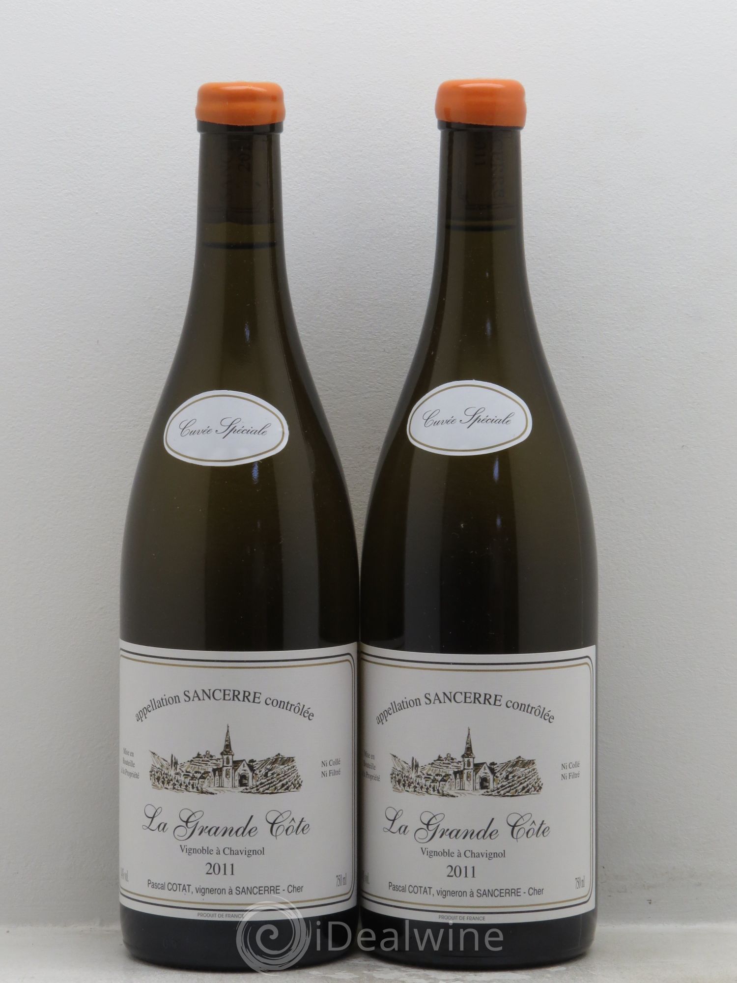 Sancerre La Grande Côte Cuvée Spéciale Pascal Cotat 2011 - Posten von 2 Flaschen - 0