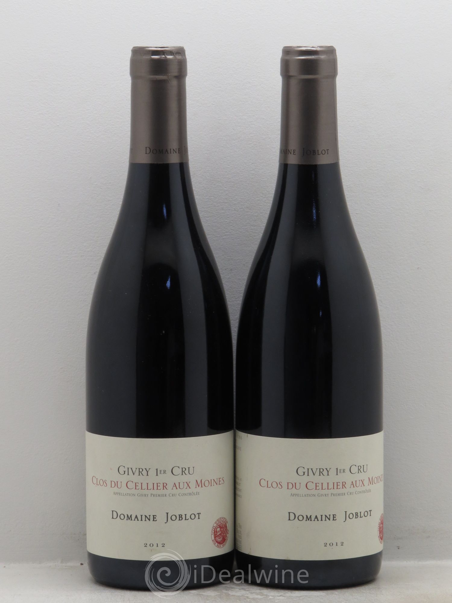 Givry 1er Cru Clos du Cellier aux Moines Joblot (Domaine) 2012 - Lot de 2 bouteilles - 0