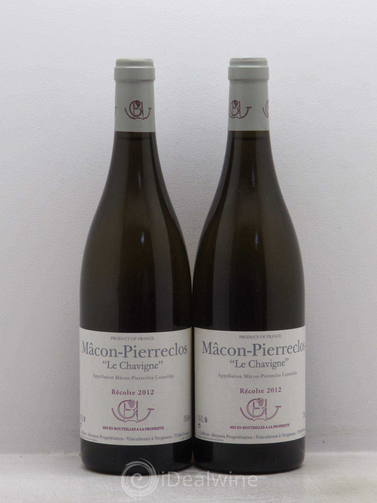 Mâcon-Pierreclos Le Chavigne Guffens-Heynen 2012 - Lot de 2 bouteilles - 0