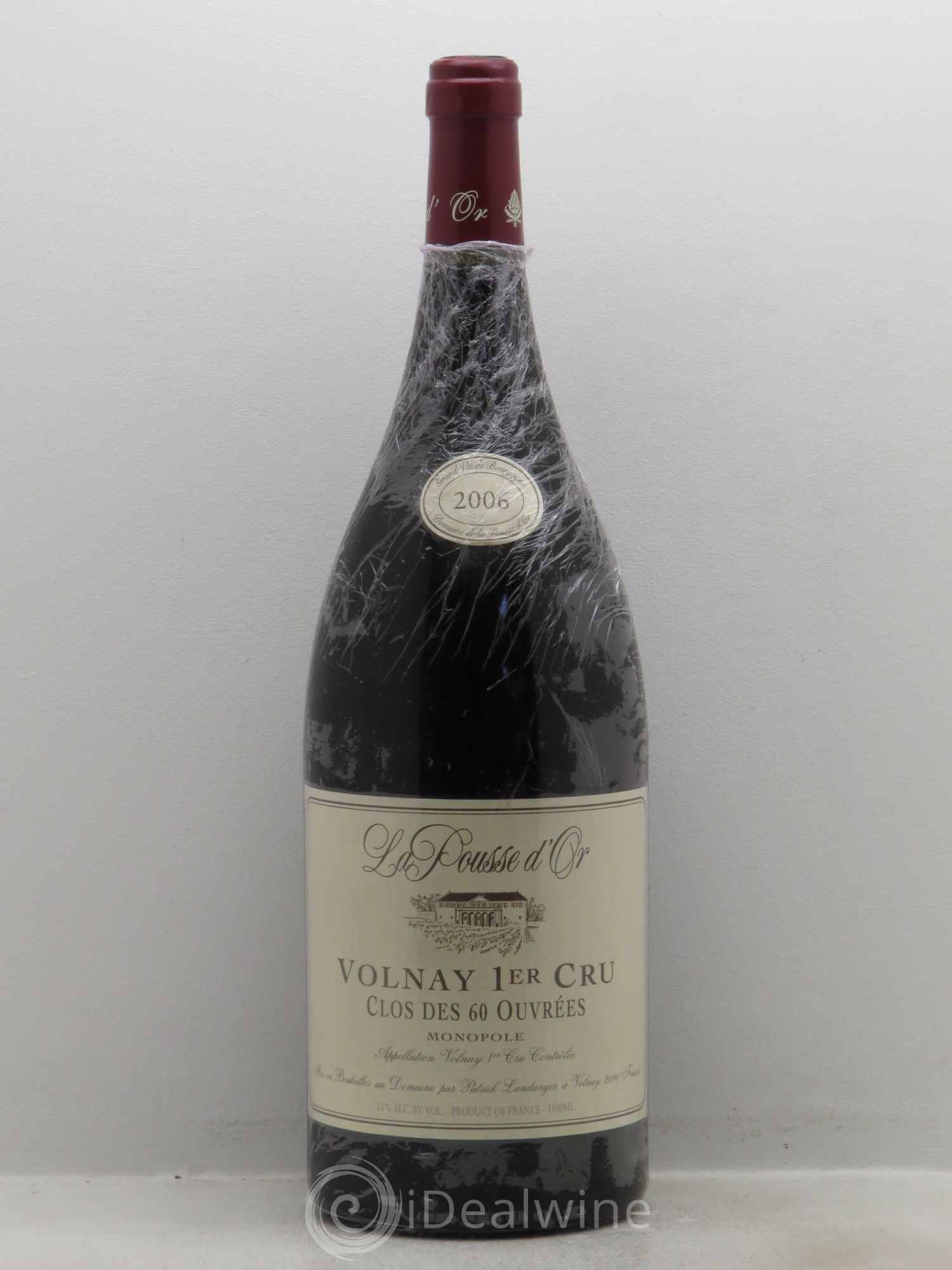 Volnay 1er Cru Clos des 60 ouvrées La Pousse d'Or (Domaine de) 2006 - Lot de 1 magnum - 0
