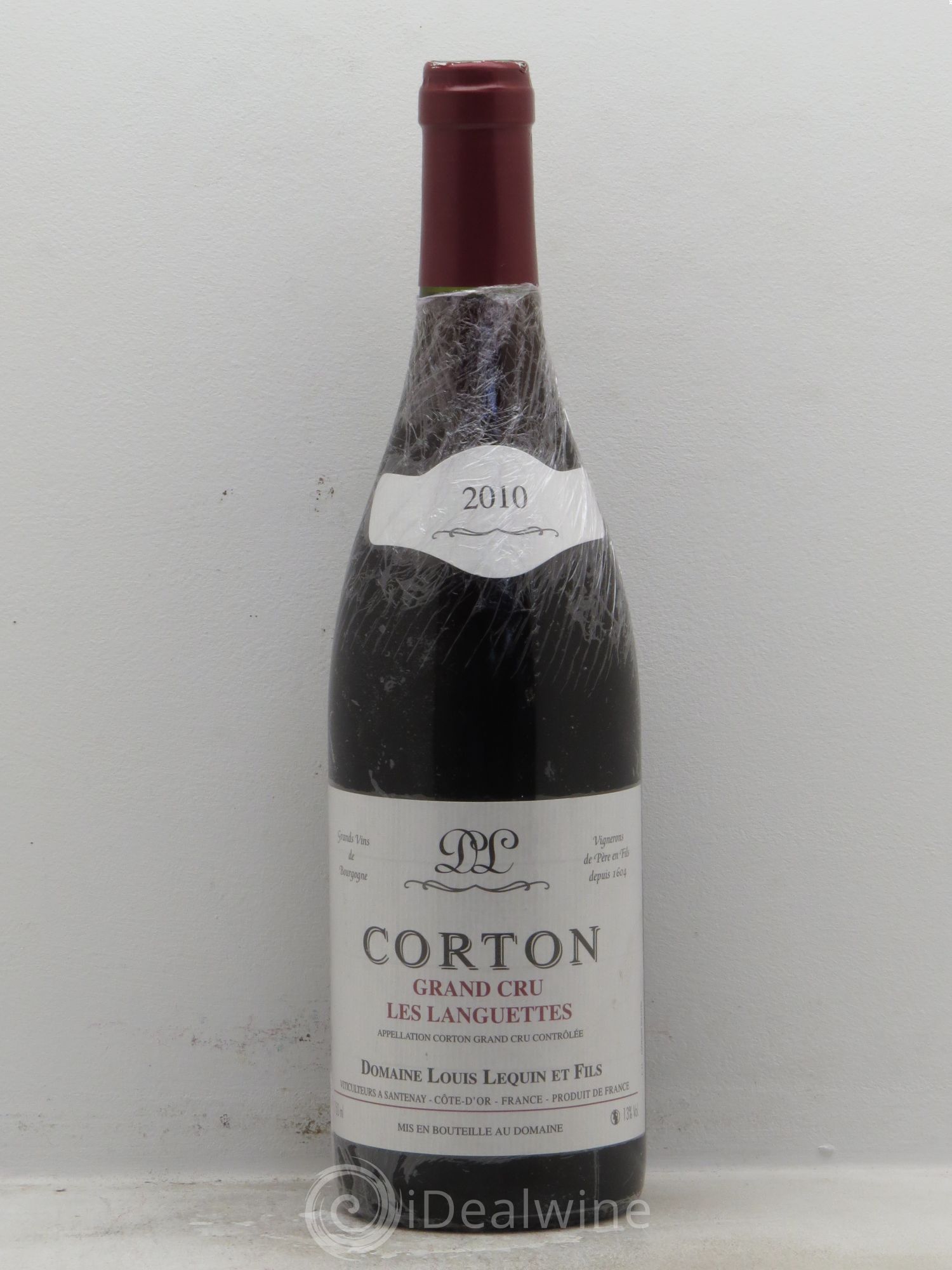 Corton Grand Cru Louis Lequin (sans prix de réserve) 2010 - Posten von 1 Flasche - 0