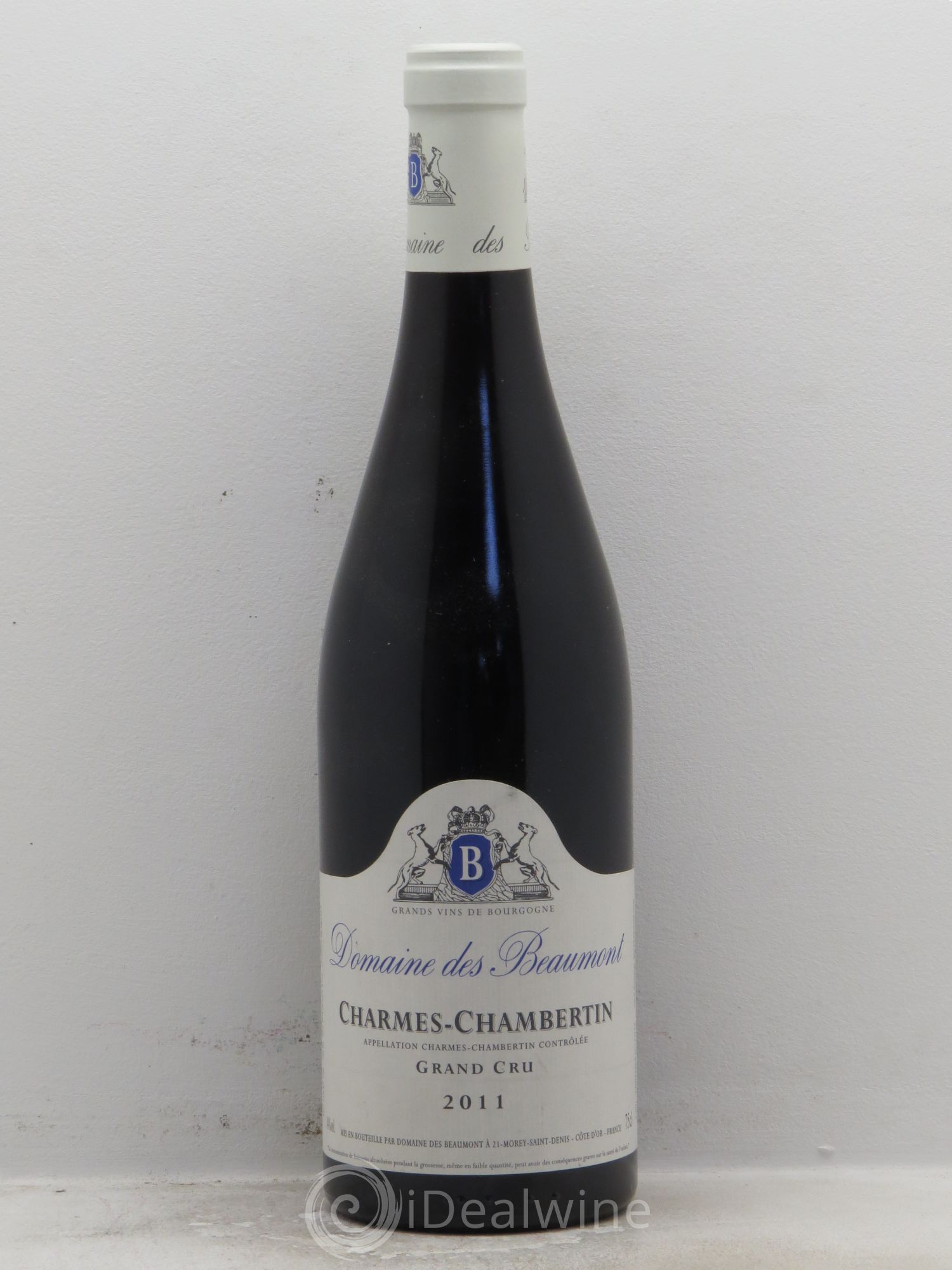 Charmes-Chambertin Grand Cru Domaine des Beaumont (sans prix de réserve) 2011 - Posten von 1 Flasche - 0