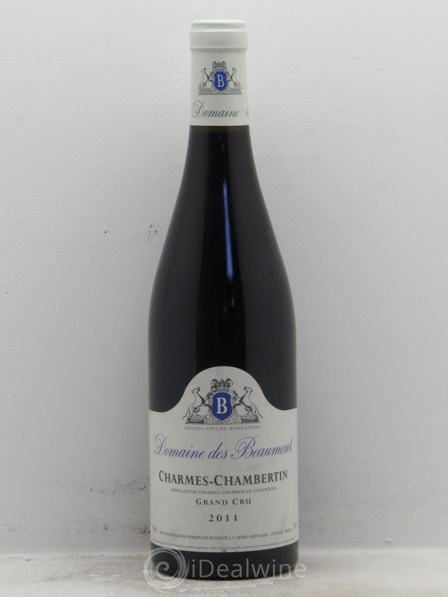 Charmes-Chambertin Grand Cru Domaine des Beaumont (sans prix de réserve) 2011 - Posten von 1 Flasche - 0