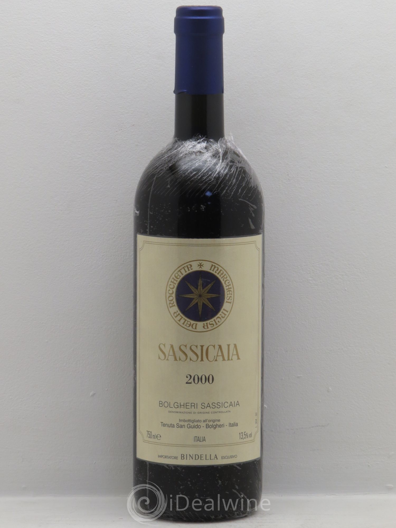 Bolgheri DOC Sassicaia Tenuta San Guido 2000 - Lot de 1 bouteille - 0