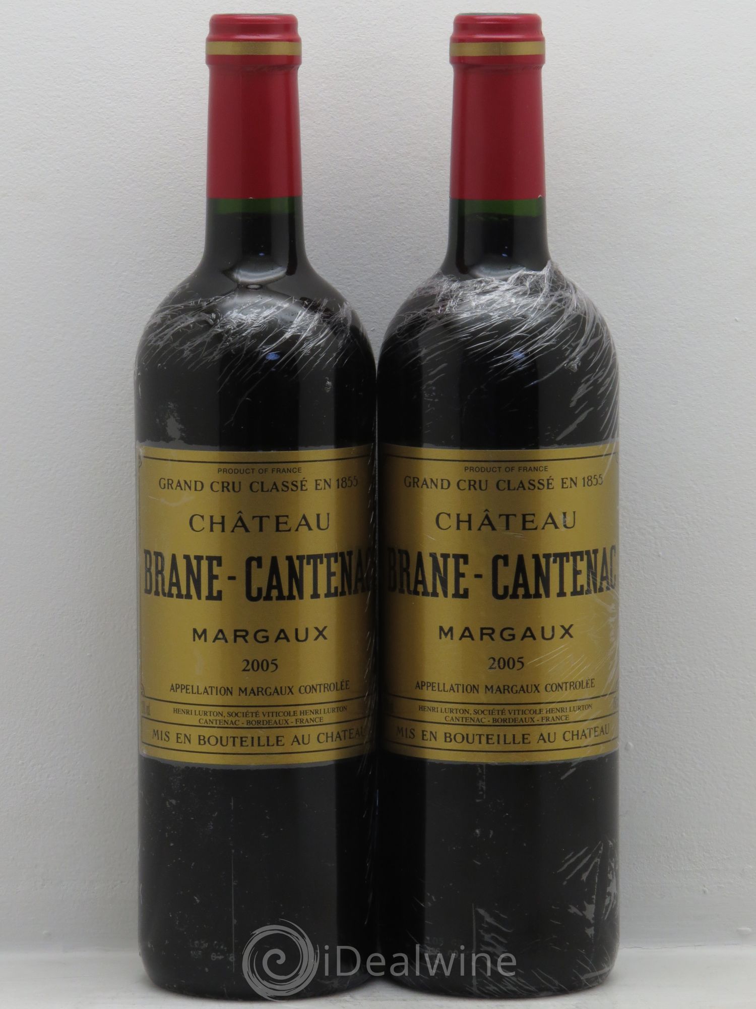 Château Brane Cantenac 2ème Grand Cru Classé 2005 - Lot de 2 bouteilles - 0
