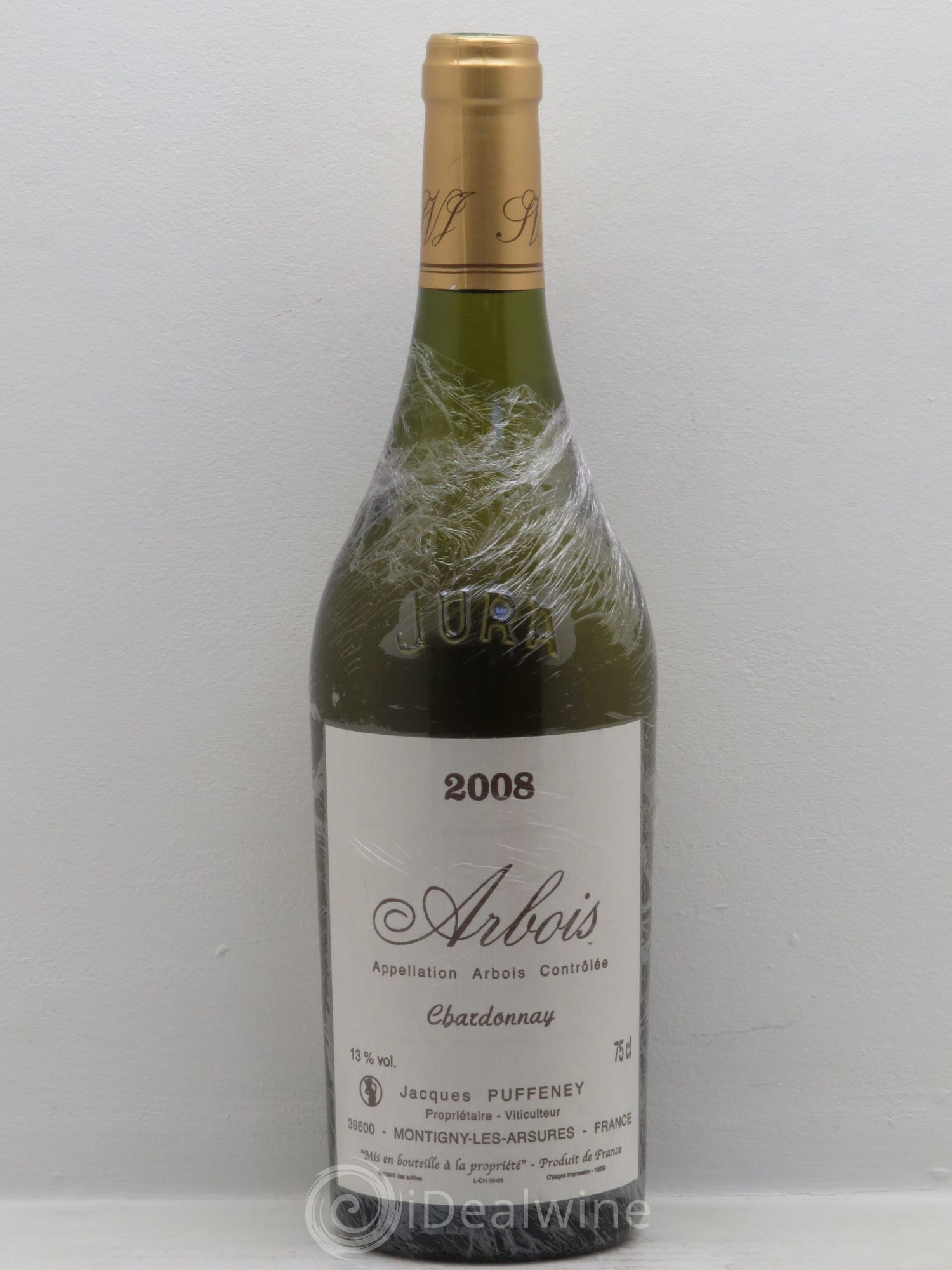 Arbois Puffeney Chardonnay (sans prix de réserve) 2008 - Posten von 1 Flasche - 0