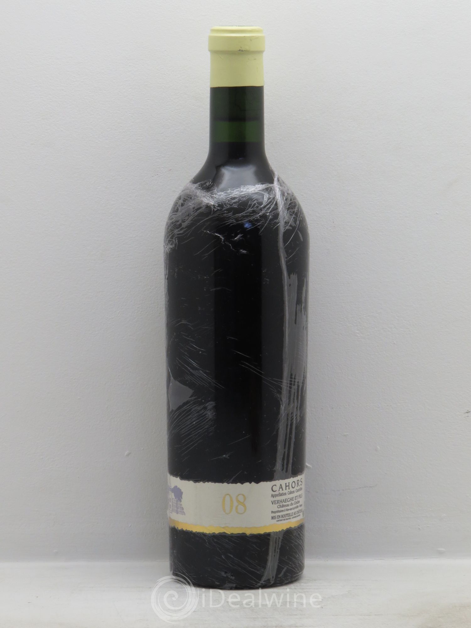 Cahors Château du Cèdre GC Pascal et Jean-Marc Verhaeghe 2008 - Lot de 1 bouteille - 1