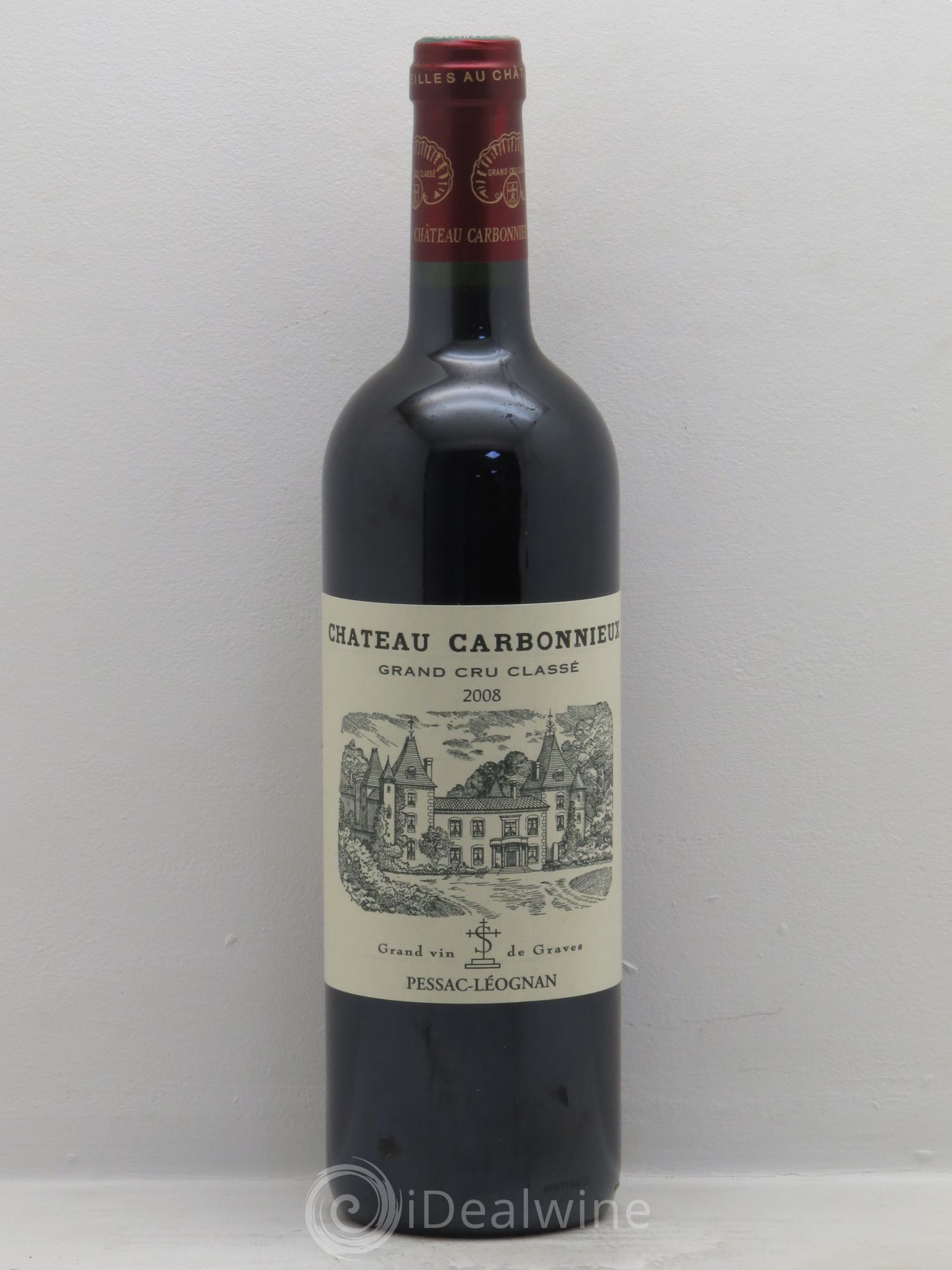 Château Carbonnieux Cru Classé de Graves 2008 - Lot de 1 bouteille - 0