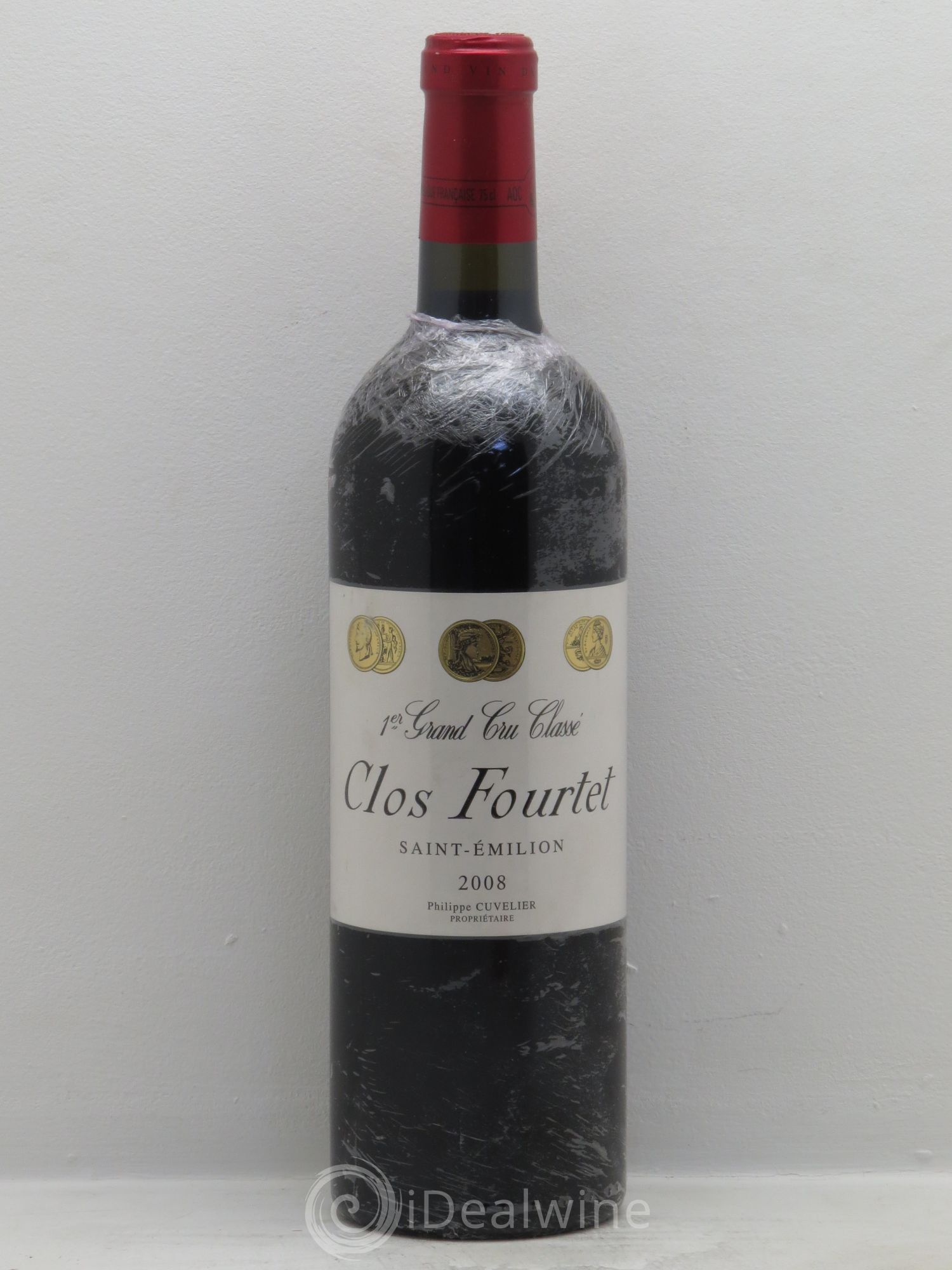Clos Fourtet 1er Grand Cru Classé B 2008 - Lot de 1 bouteille - 0
