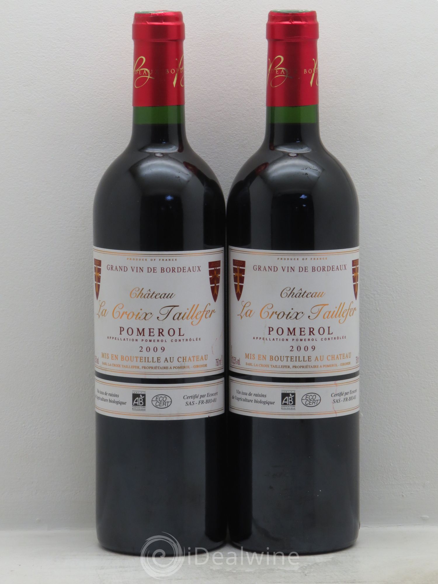 Château la Croix Taillefer (sans prix de réserve) 2009 - Lot de 2 bouteilles - 0