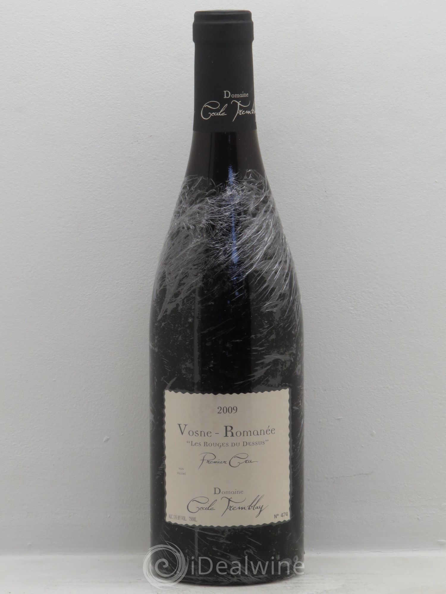 Vosne-Romanée 1er Cru les Rouges Dessus Cécile Tremblay 2009 - Lot de 1 bouteille - 0