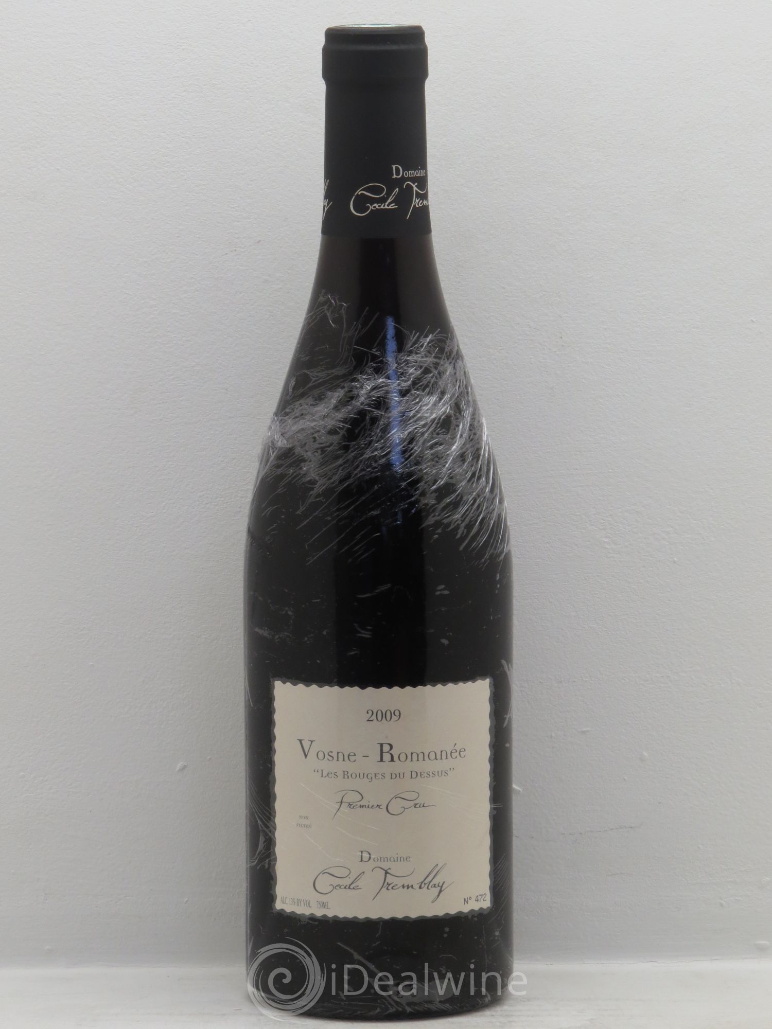 Vosne-Romanée 1er Cru les Rouges Dessus Cécile Tremblay 2009 - Lot de 1 bouteille - 0