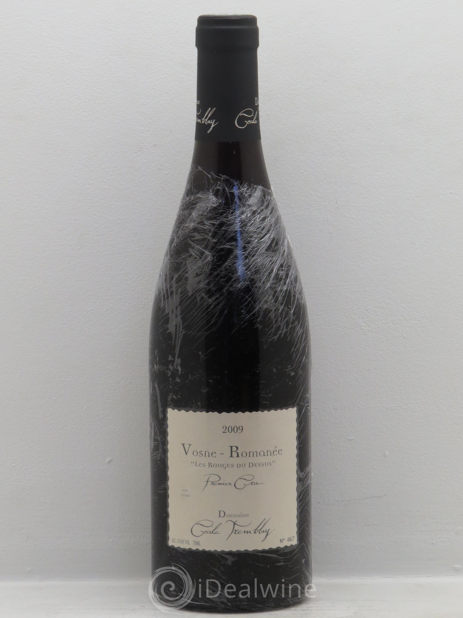 Vosne-Romanée 1er Cru les Rouges Dessus Cécile Tremblay 2009 - Lot de 1 bouteille - 0
