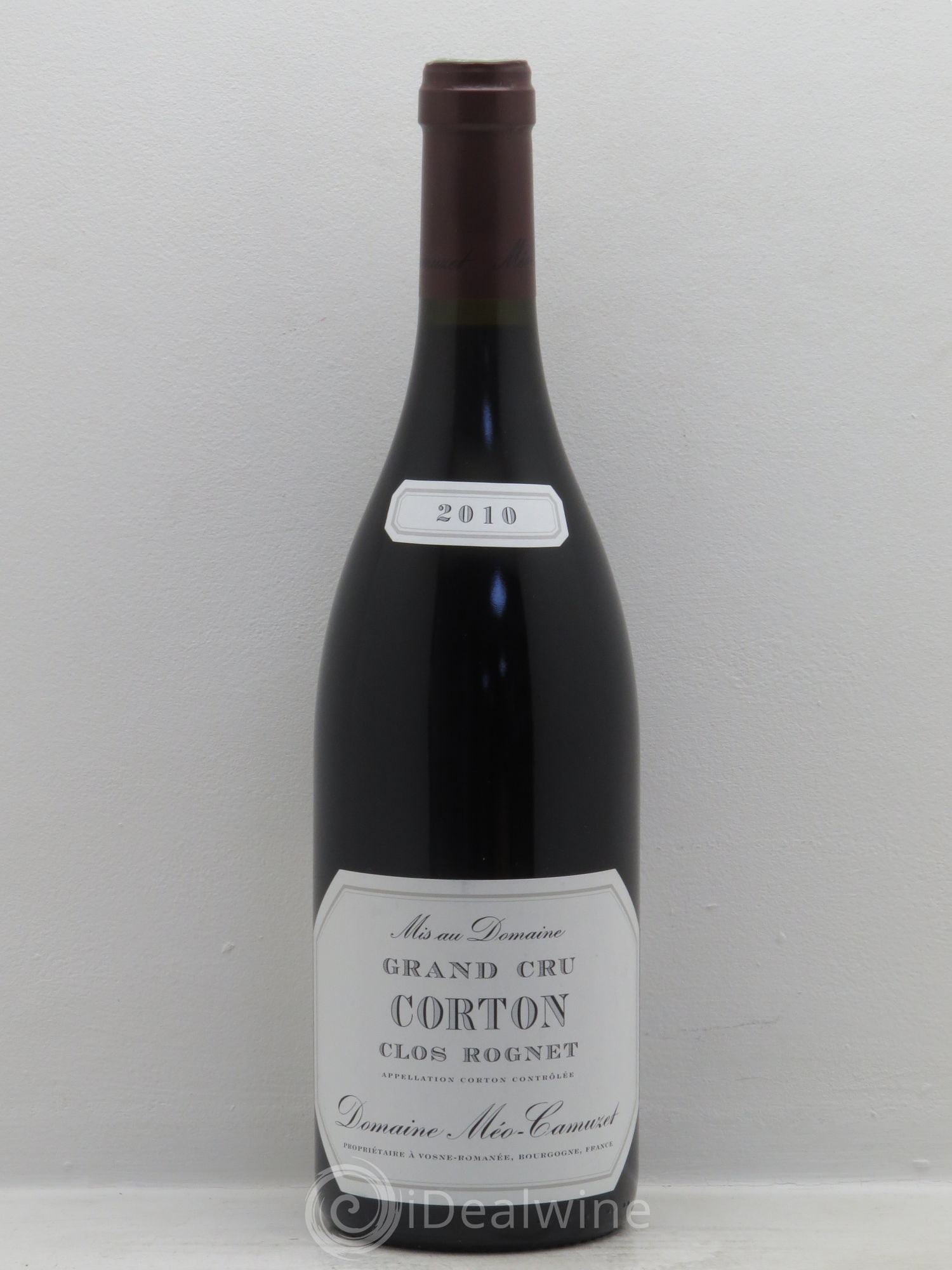 Corton Grand Cru Clos Rognet Méo-Camuzet (Domaine) (sans prix de réserve) 2010 - Lot de 1 bouteille - 0