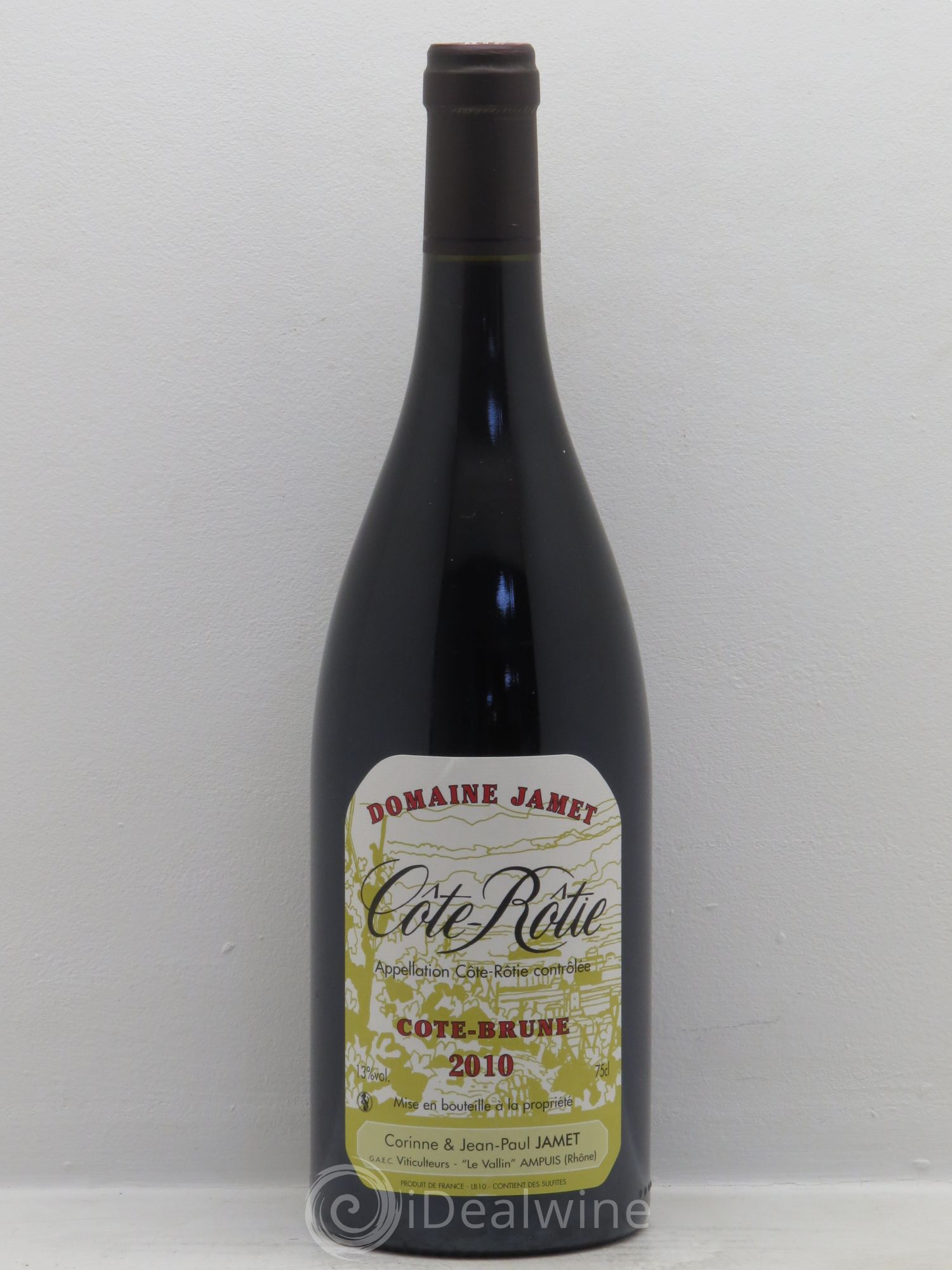 Côte-Rôtie Côte Brune Jamet (Domaine) 2010 - Lot de 1 bouteille - 0