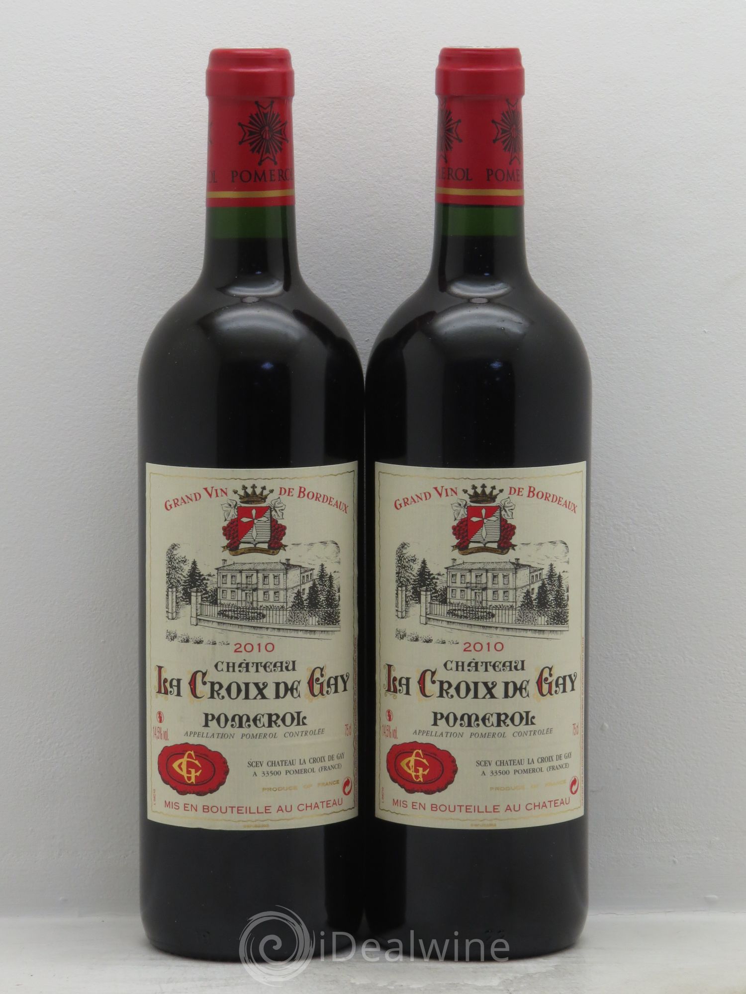 Château la Croix de Gay 2010 - Lot de 2 bouteilles - 0