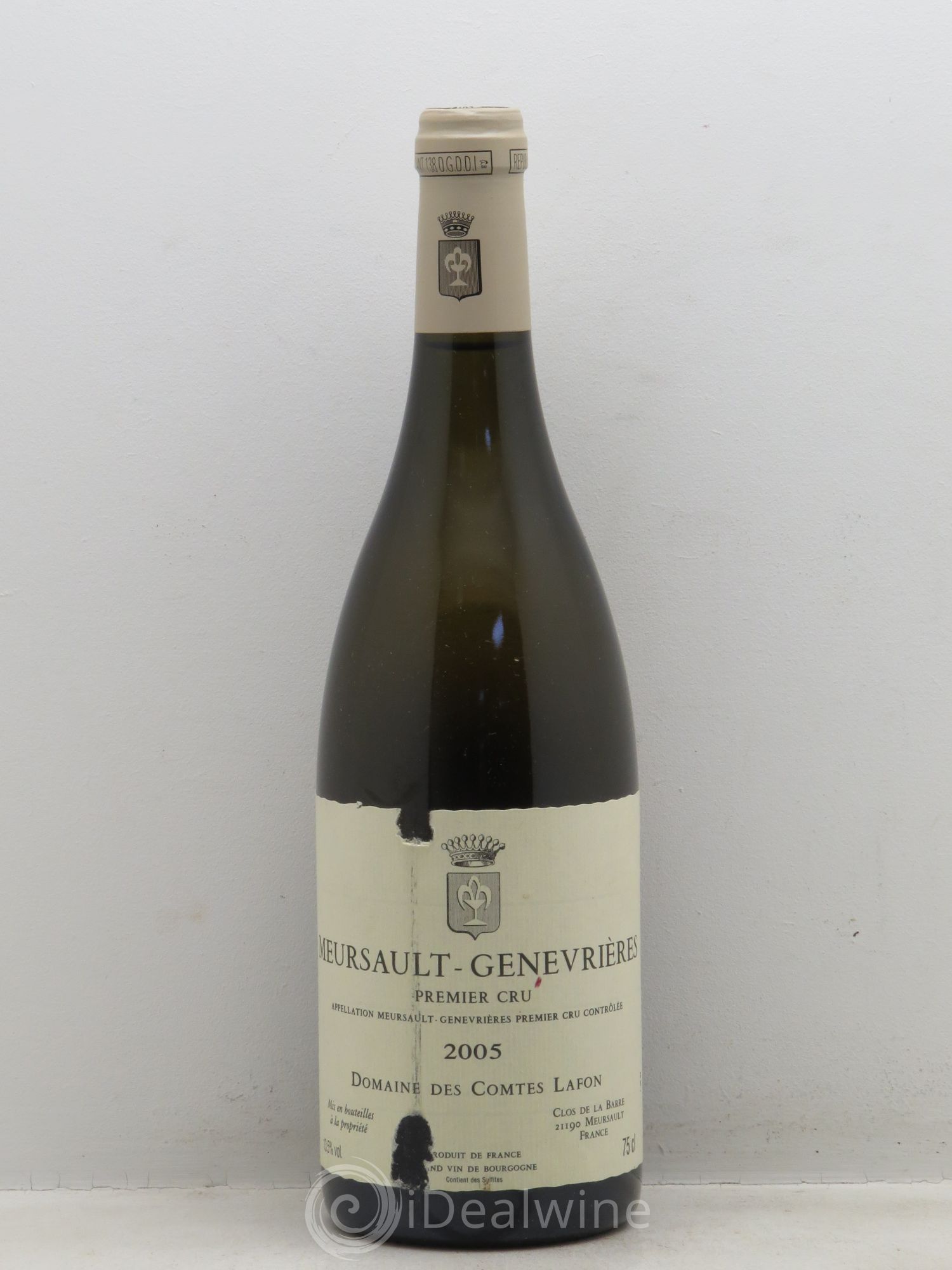 Meursault 1er Cru Genevrières Comtes Lafon (Domaine des) 2005 - Lot de 1 bouteille - 0