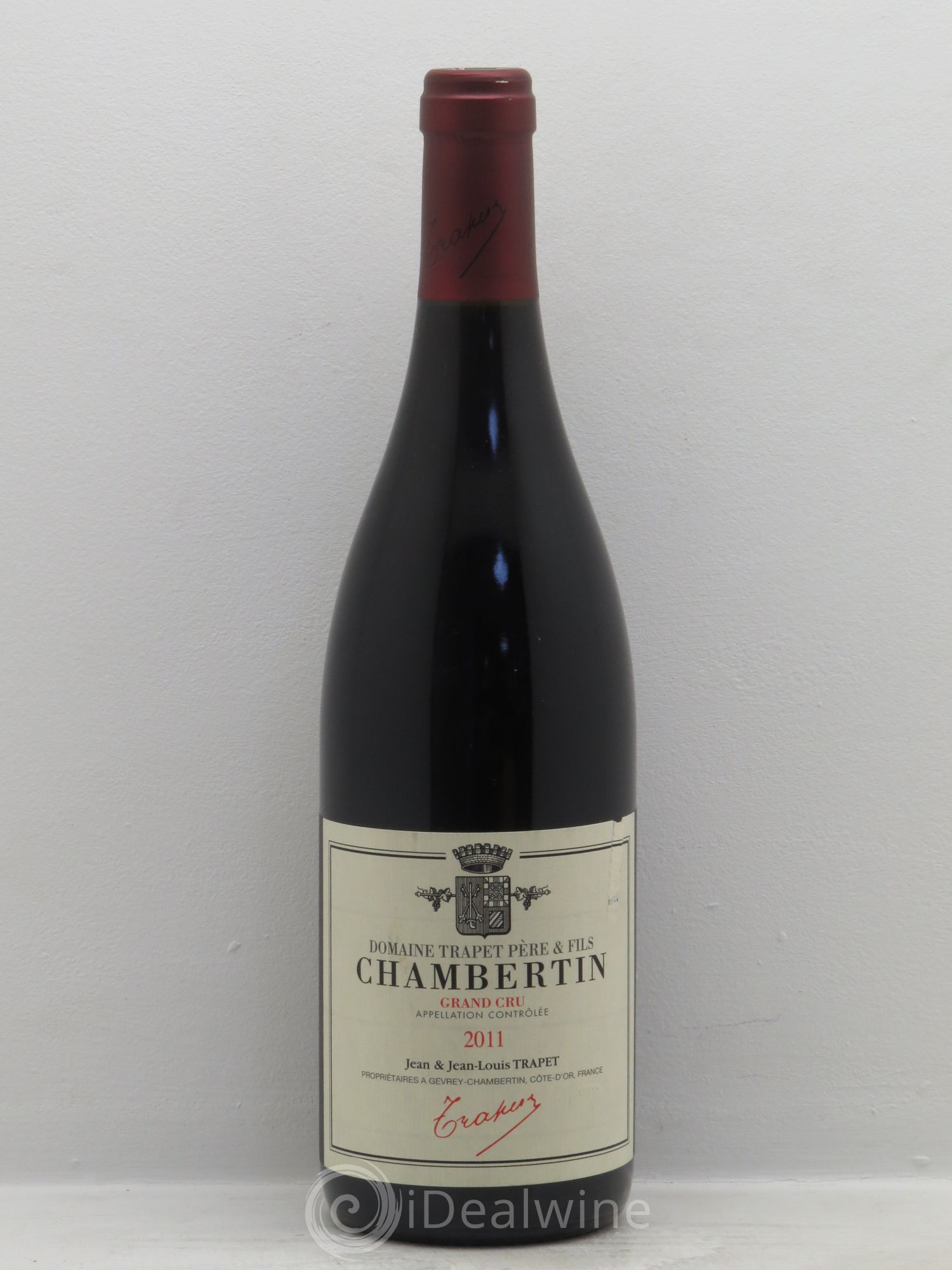Chambertin Grand Cru Domaine Trapet 2011 - Lot de 1 bouteille - 0