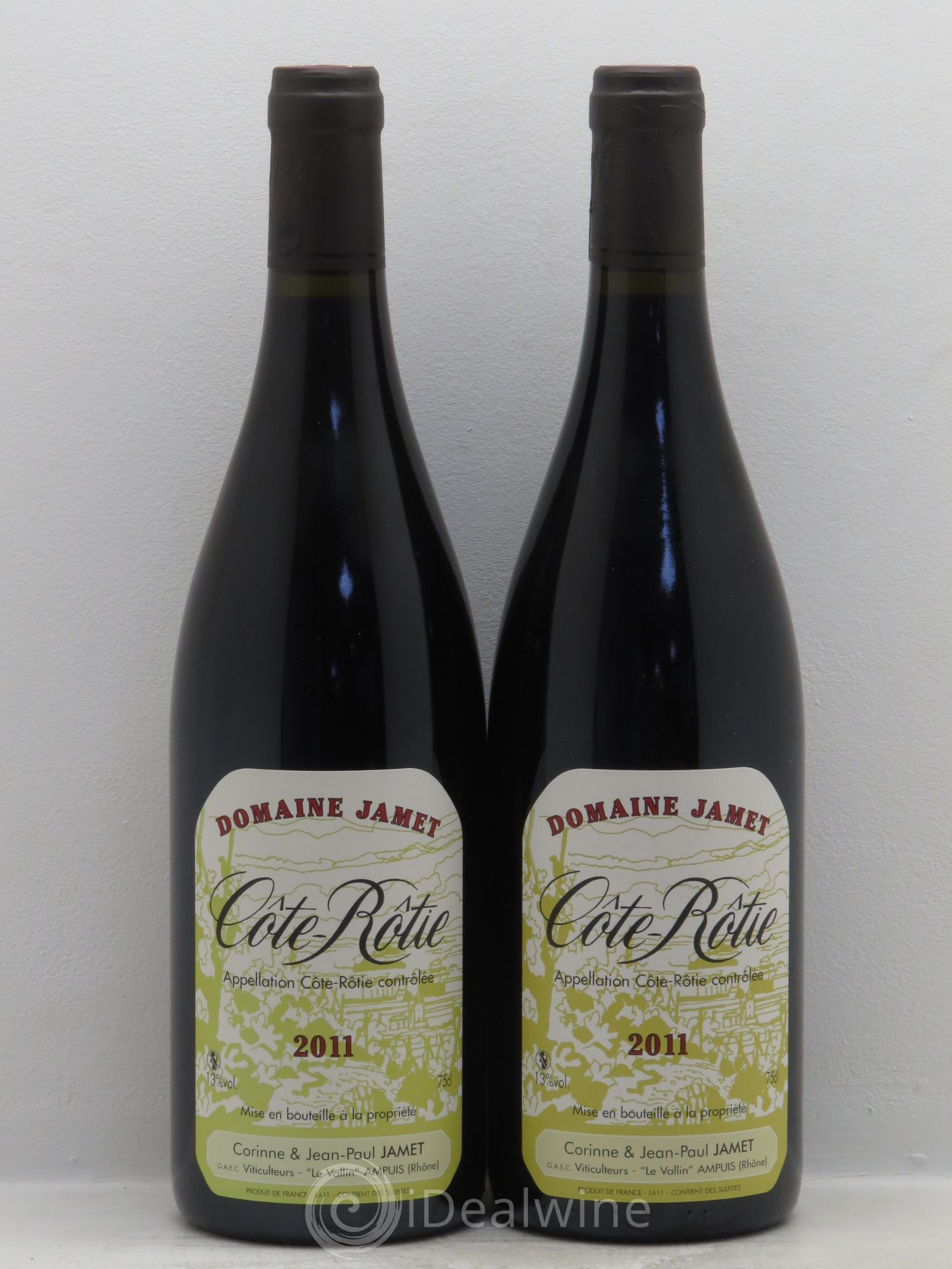 Côte-Rôtie Jamet (Domaine) 2011 - Lot de 2 bouteilles - 0