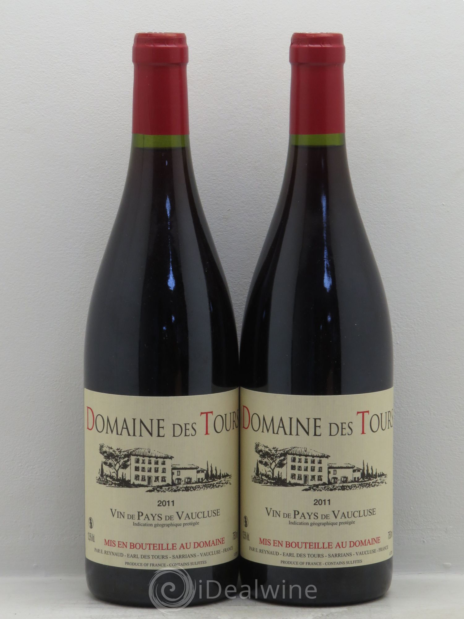 Rhône VDP du Vaucluse Domaine des Tours 2011 - Posten von 2 Flaschen - 0