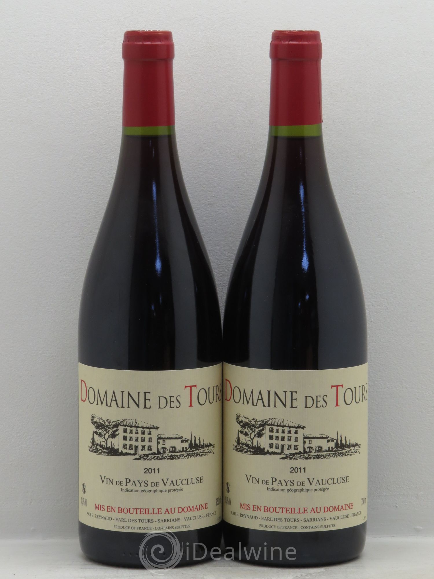 Rhône VDP du Vaucluse Domaine des Tours 2011 - Posten von 2 Flaschen - 0