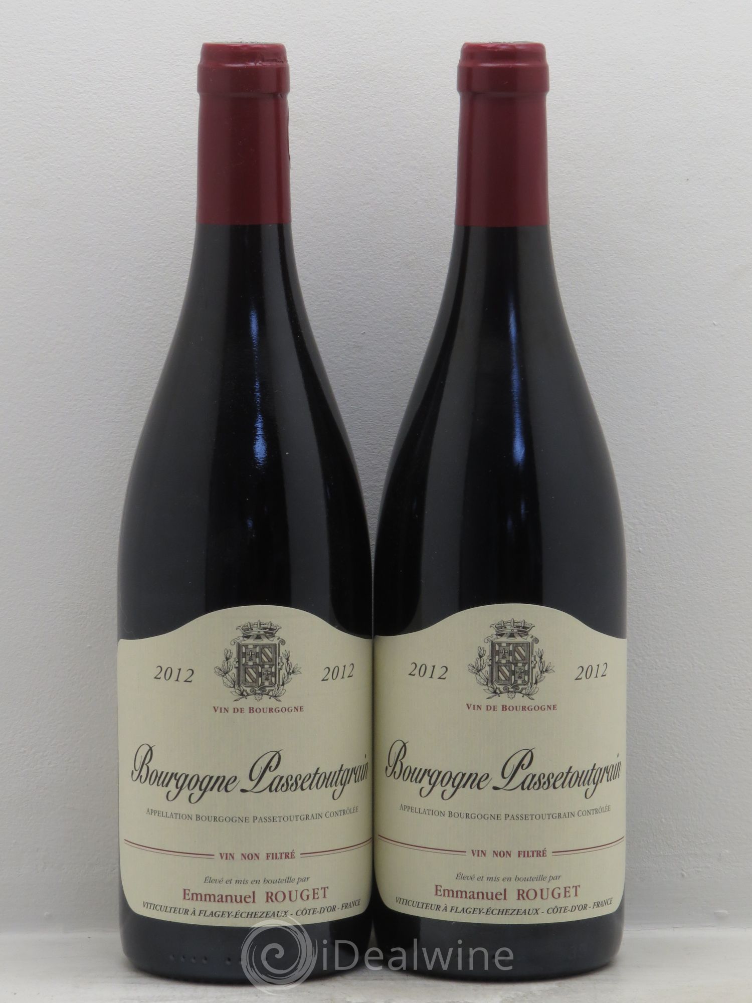 Bourgogne Passetoutgrain Rouget 2012 - Lot de 2 bouteilles - 0