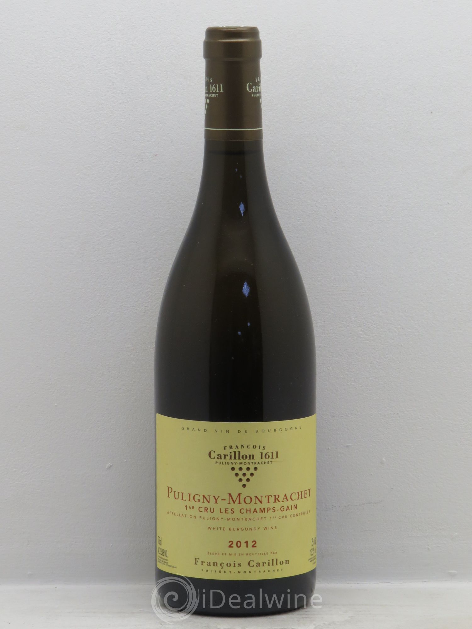 Puligny-Montrachet 1er Cru Champ-Gain François Carillon 2012 - Lot de 1 bouteille - 0